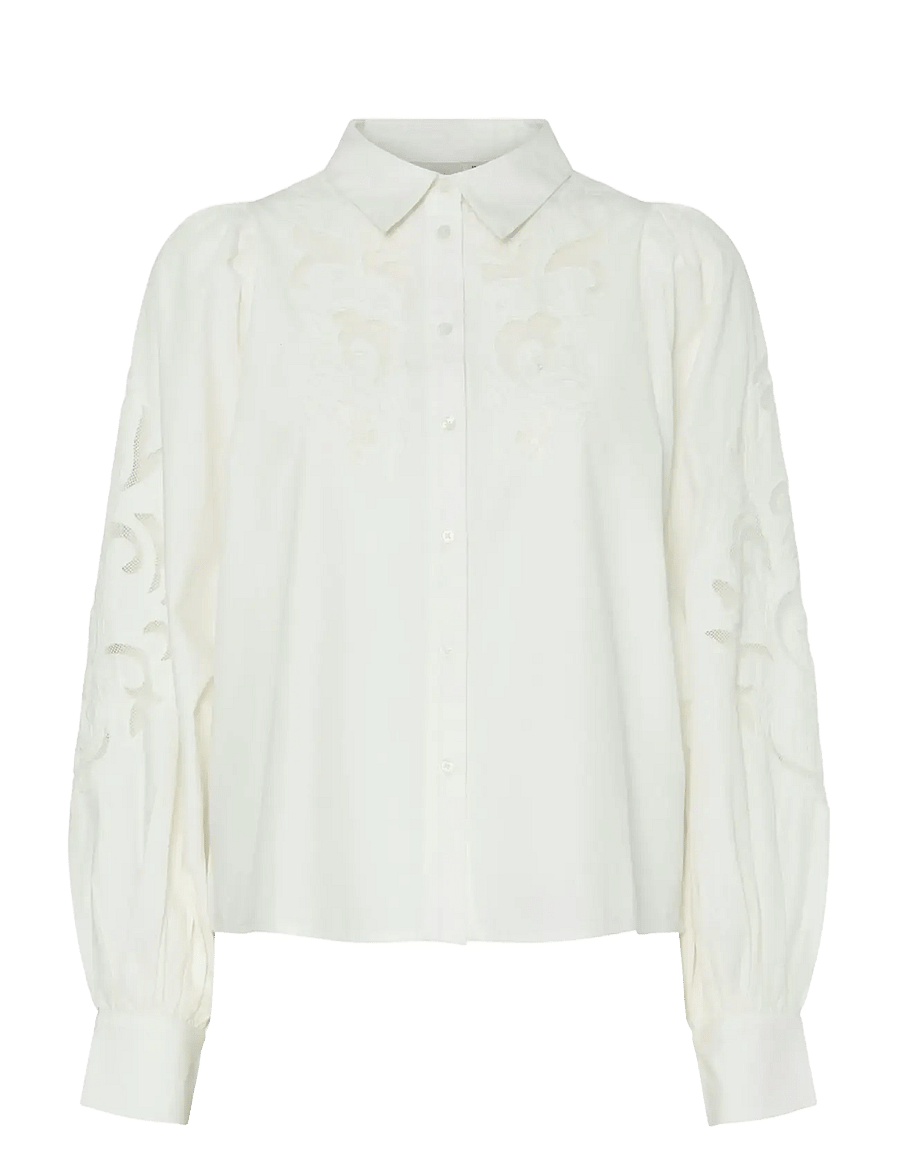 YAS - YASZIMIA LS SHIRT S. NOOS - langærmede skjorter - star white - 1
