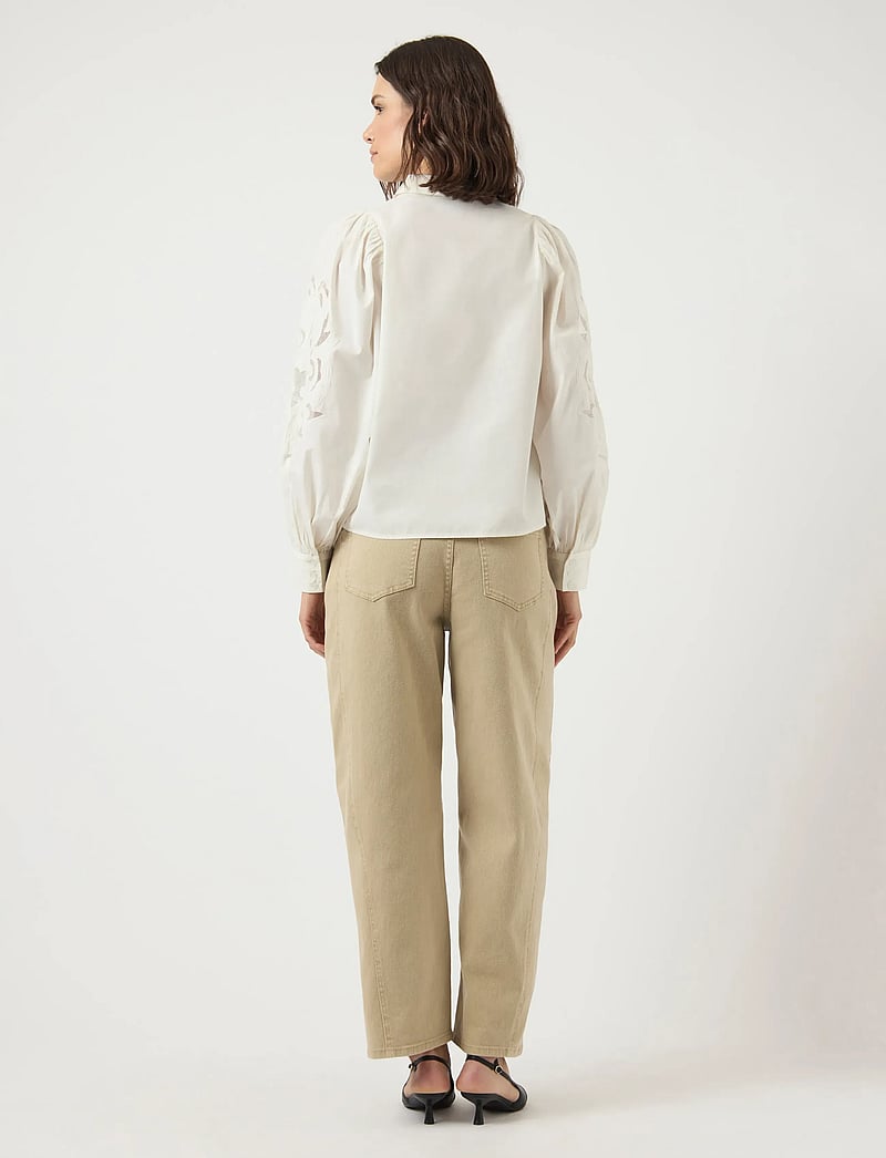 YAS - YASZIMIA LS SHIRT S. NOOS - långärmade skjortor - star white - 3