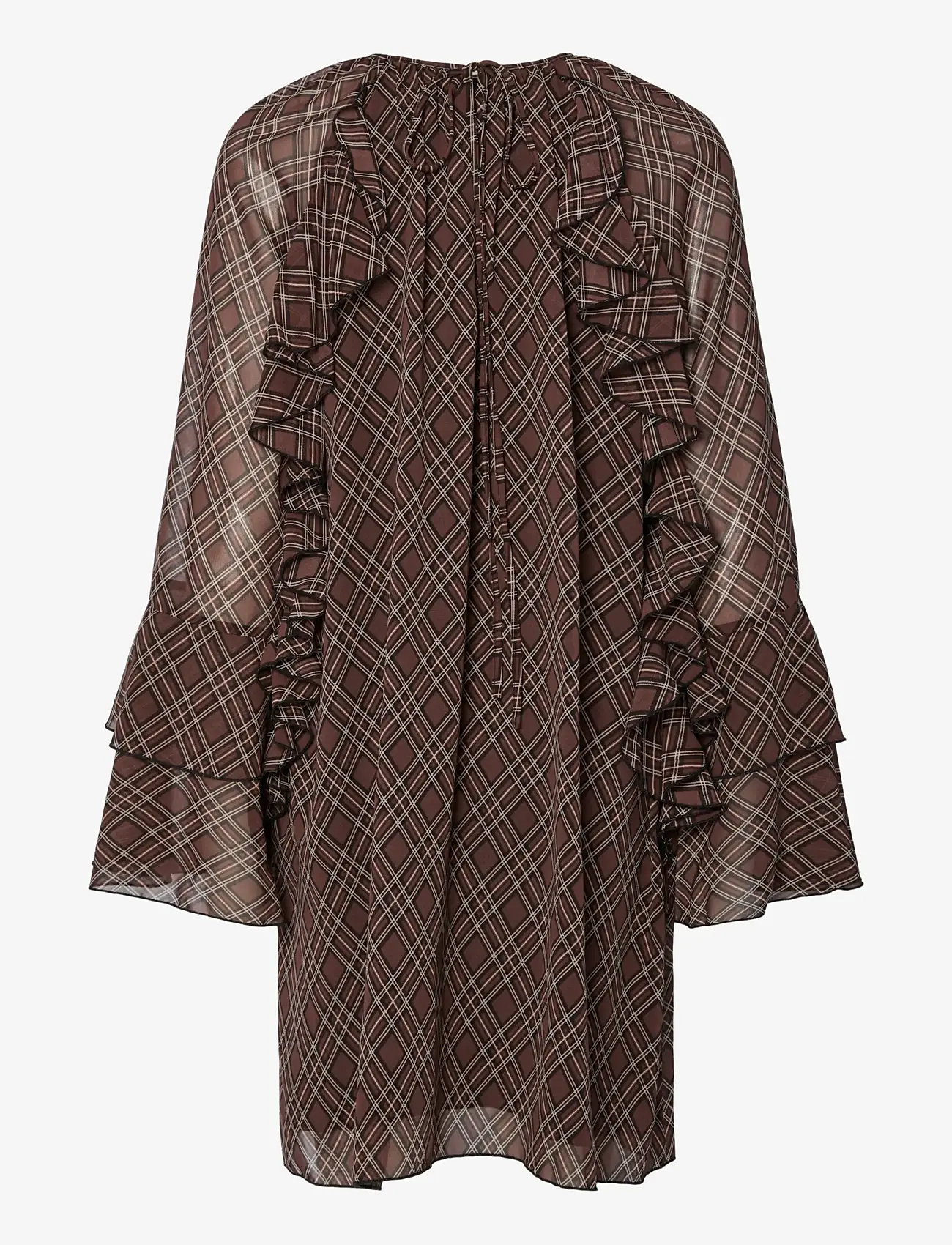 YAS - YASCHECKSY LS DRESS S. - midi kjoler - sassafras - 2