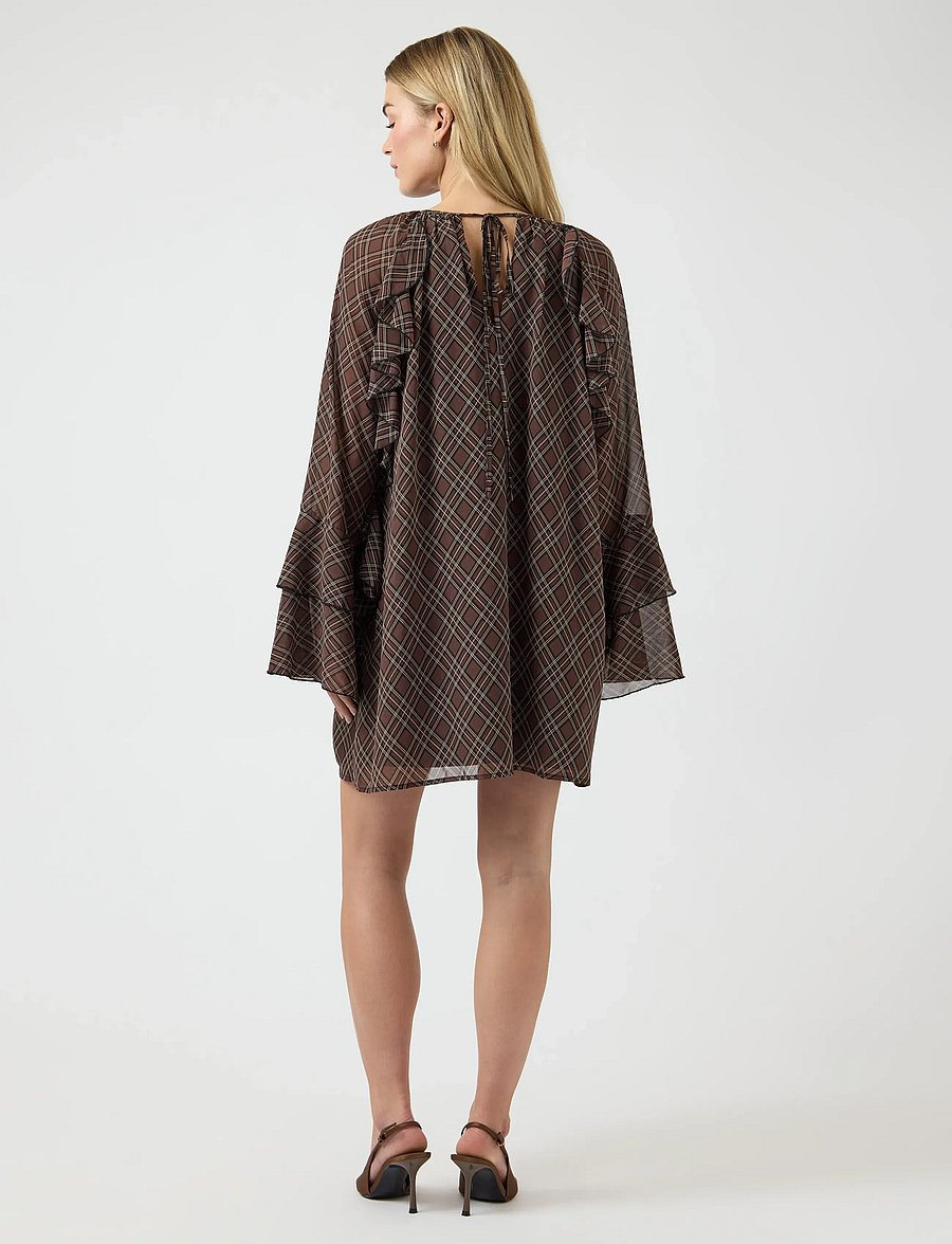 YAS - YASCHECKSY LS DRESS S. - midikleider - sassafras - 3