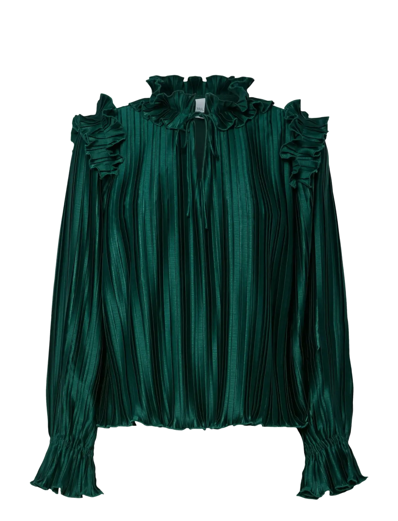 YAS Yasmicco Ls Top, 38, Green, Bluser > Langærmede, Dame
