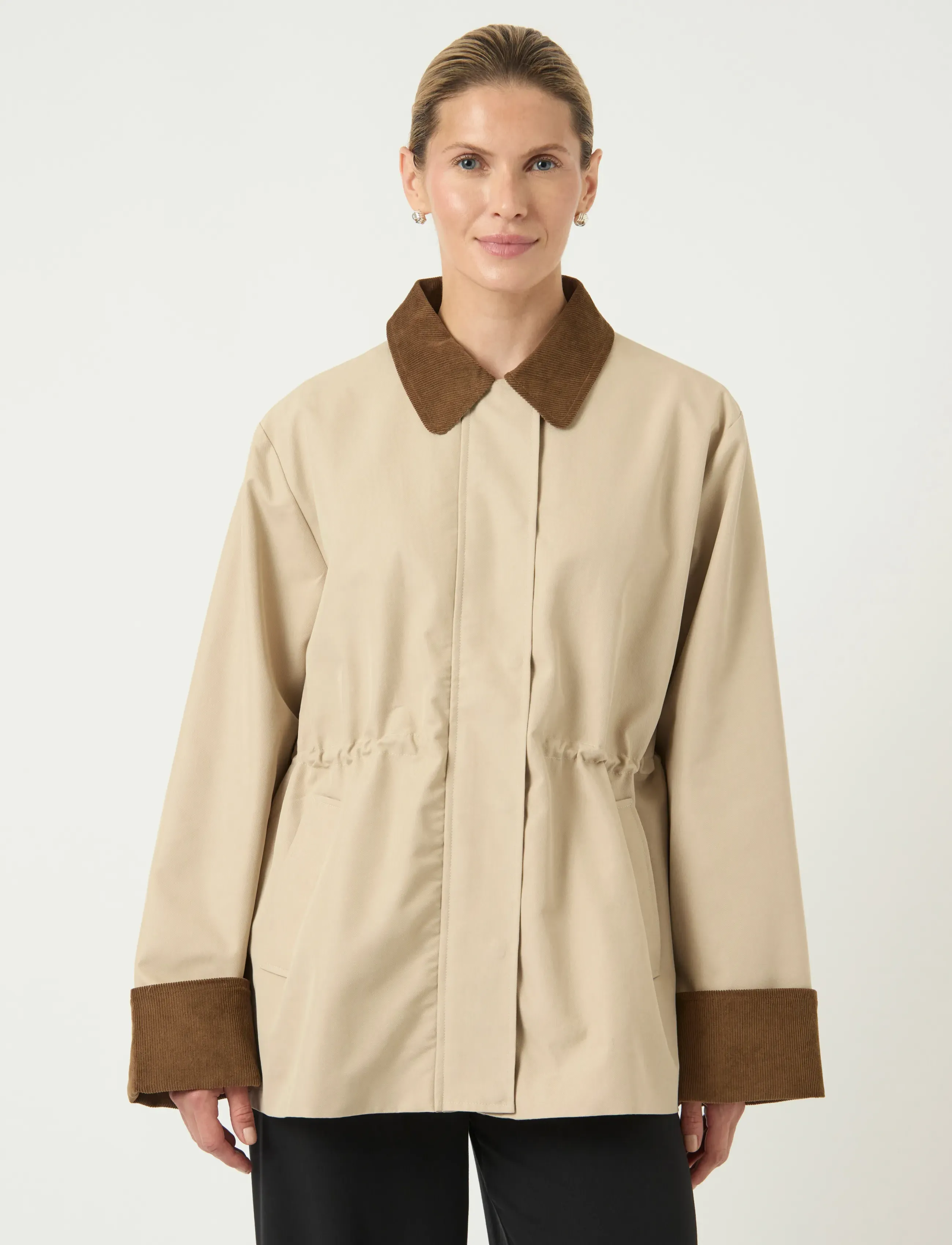 YAS YASANCA LS PARKA JACKET S. NOOS - Parkas - OXFORD TAN / beige