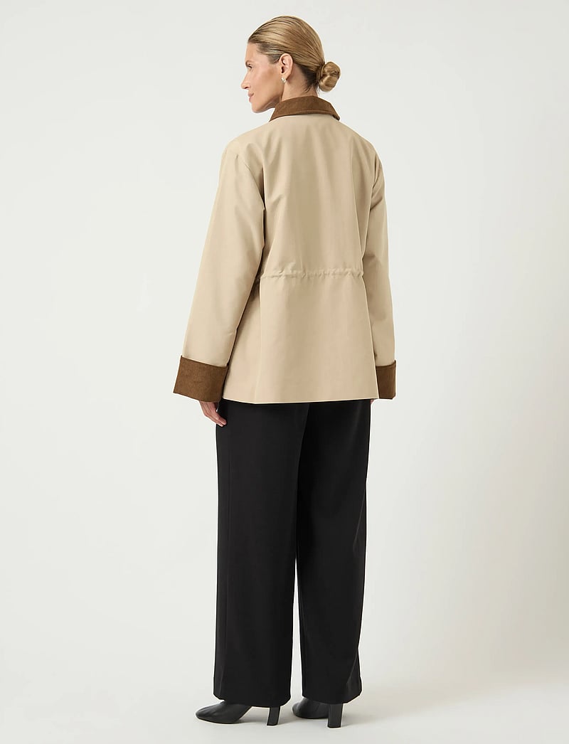 YAS - YASANCA LS PARKA JACKET S. NOOS - utility-jakker - oxford tan - 3