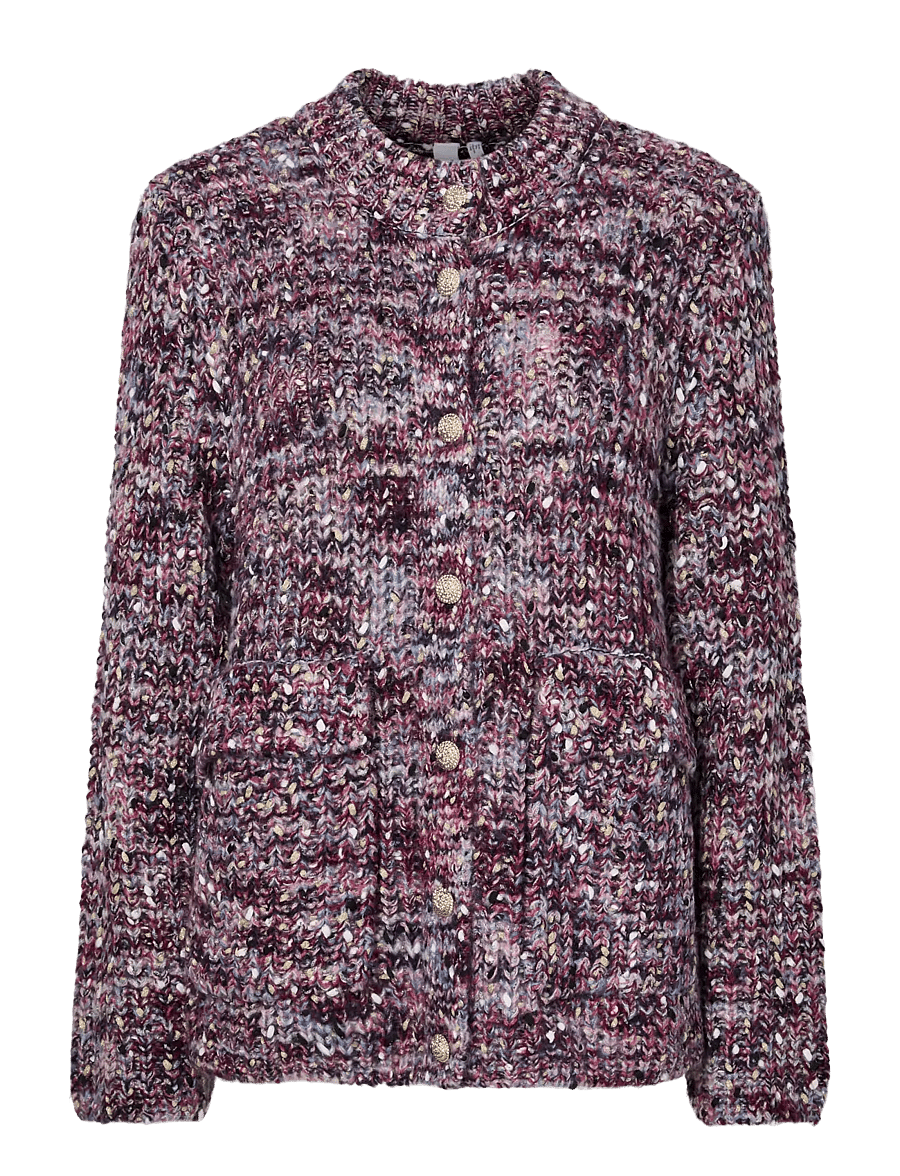 YAS - YASLIBBA LS KNIT CARDIGAN S. - kardiganid - birch - 1