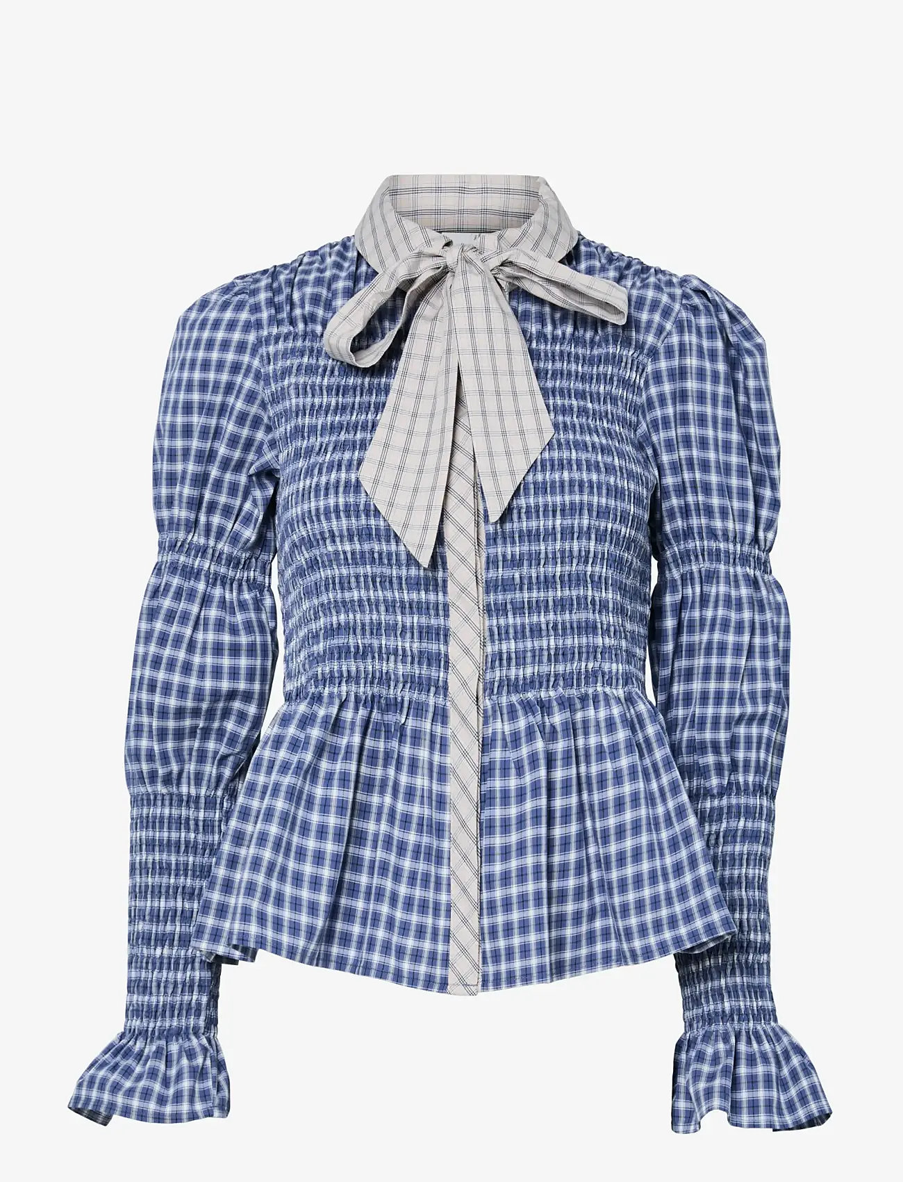 YAS - YASBEKKA LS SMOCK SHIRT - long-sleeved shirts - navy blazer - 1