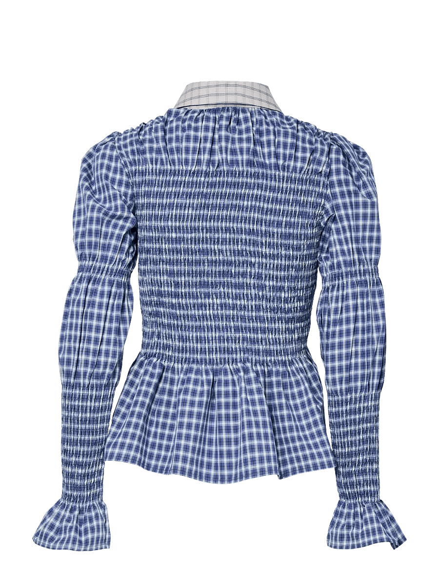 YAS - YASBEKKA LS SMOCK SHIRT - langärmlige hemden - navy blazer - 2