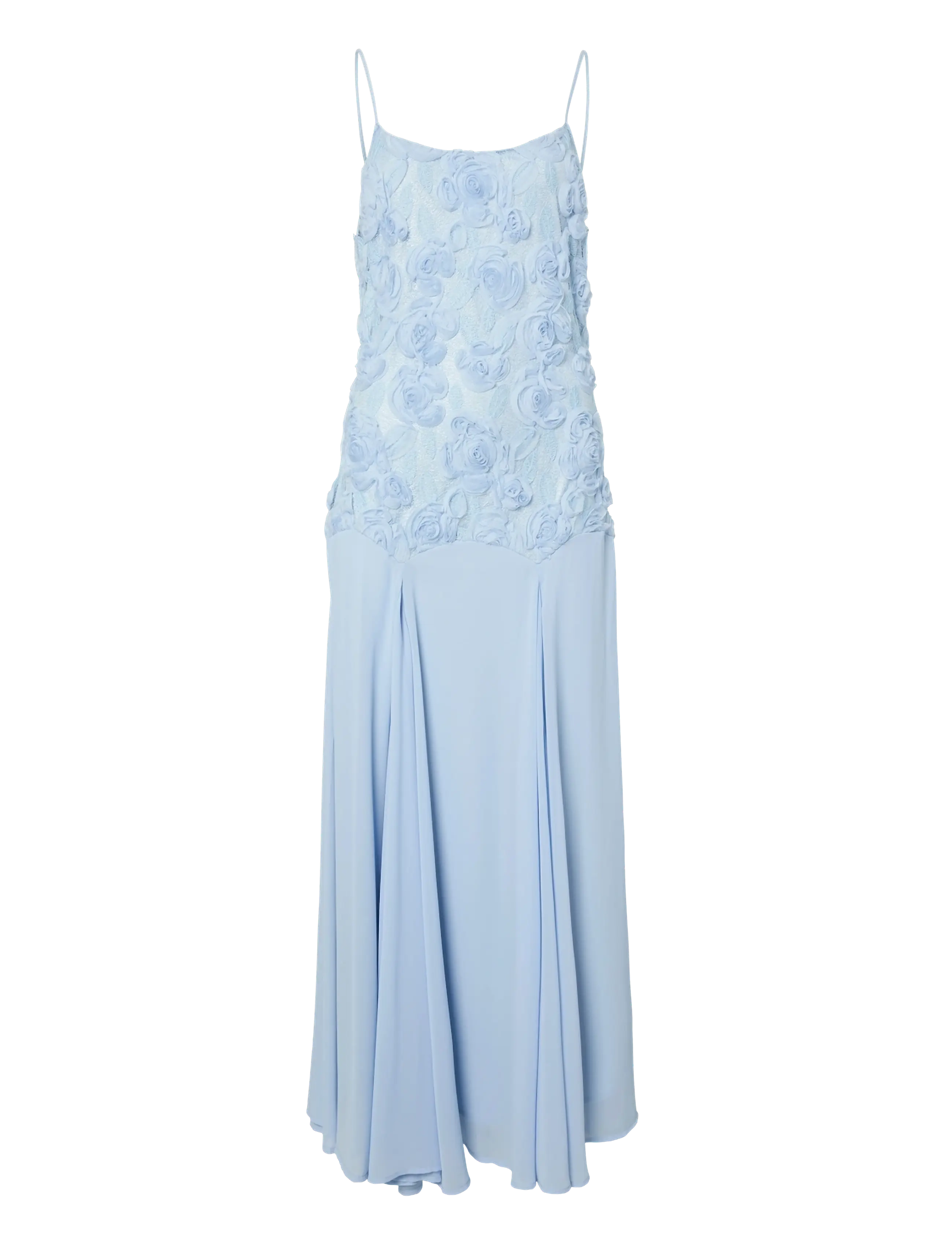 YAS Yasfeodora Strap Maxi Dress - Celeb, 36, Blue, Kjoler > Maxikjole, Dame