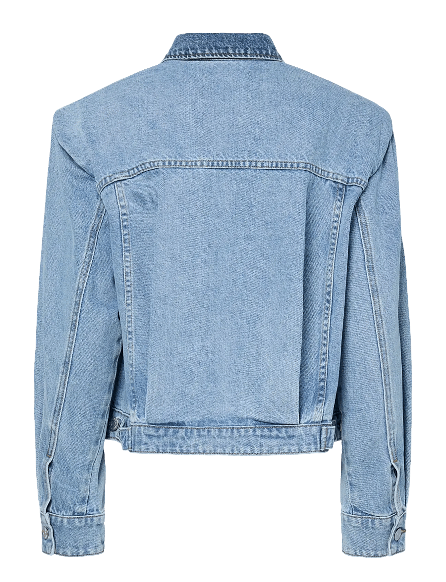 YAS - YASFARO LS DENIM JACKET S. - frühlingsjacken - light blue denim - 2