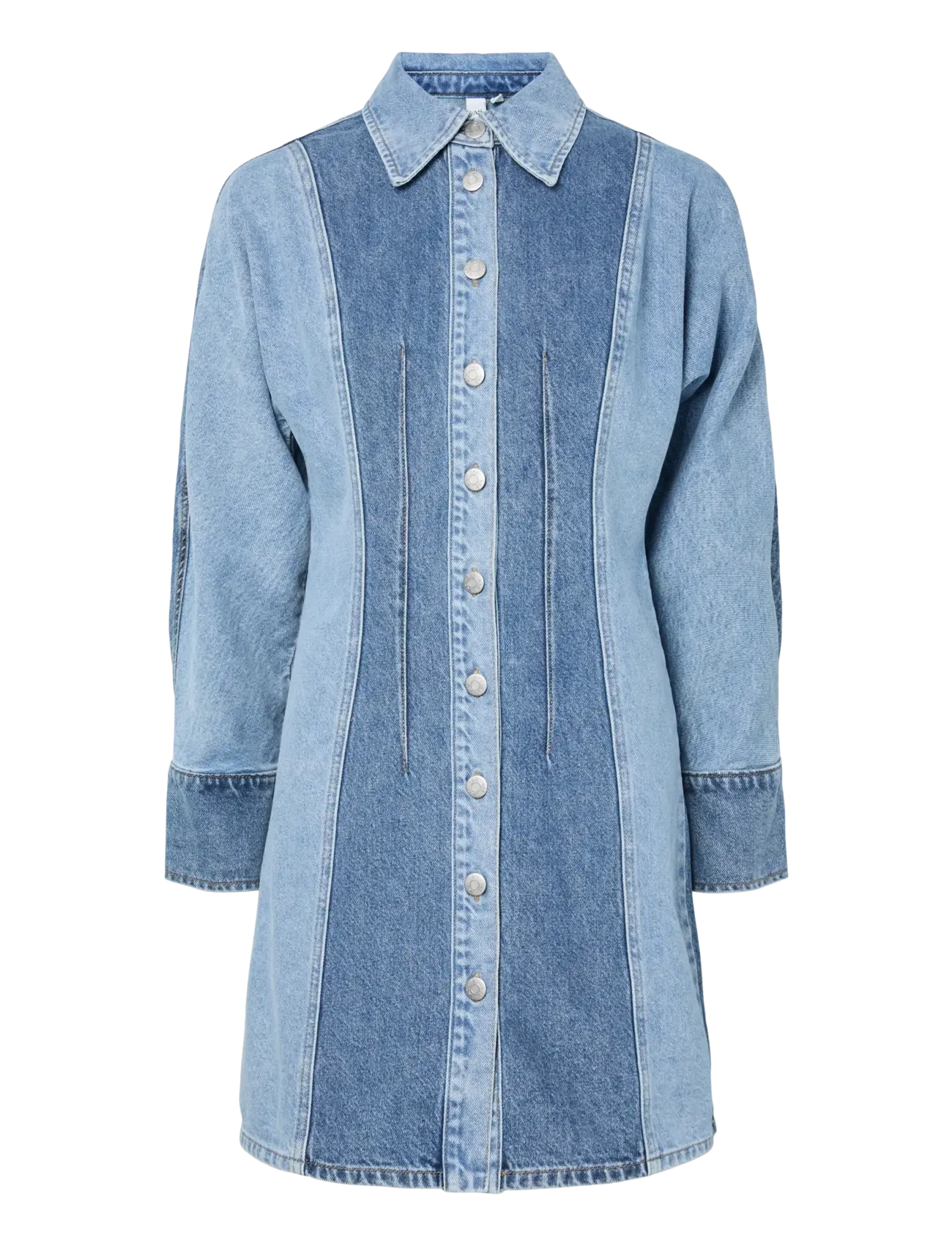 YAS YASFARO LS DENIM DRESS - Jeansmode - LIGHT BLUE DENIM / blue