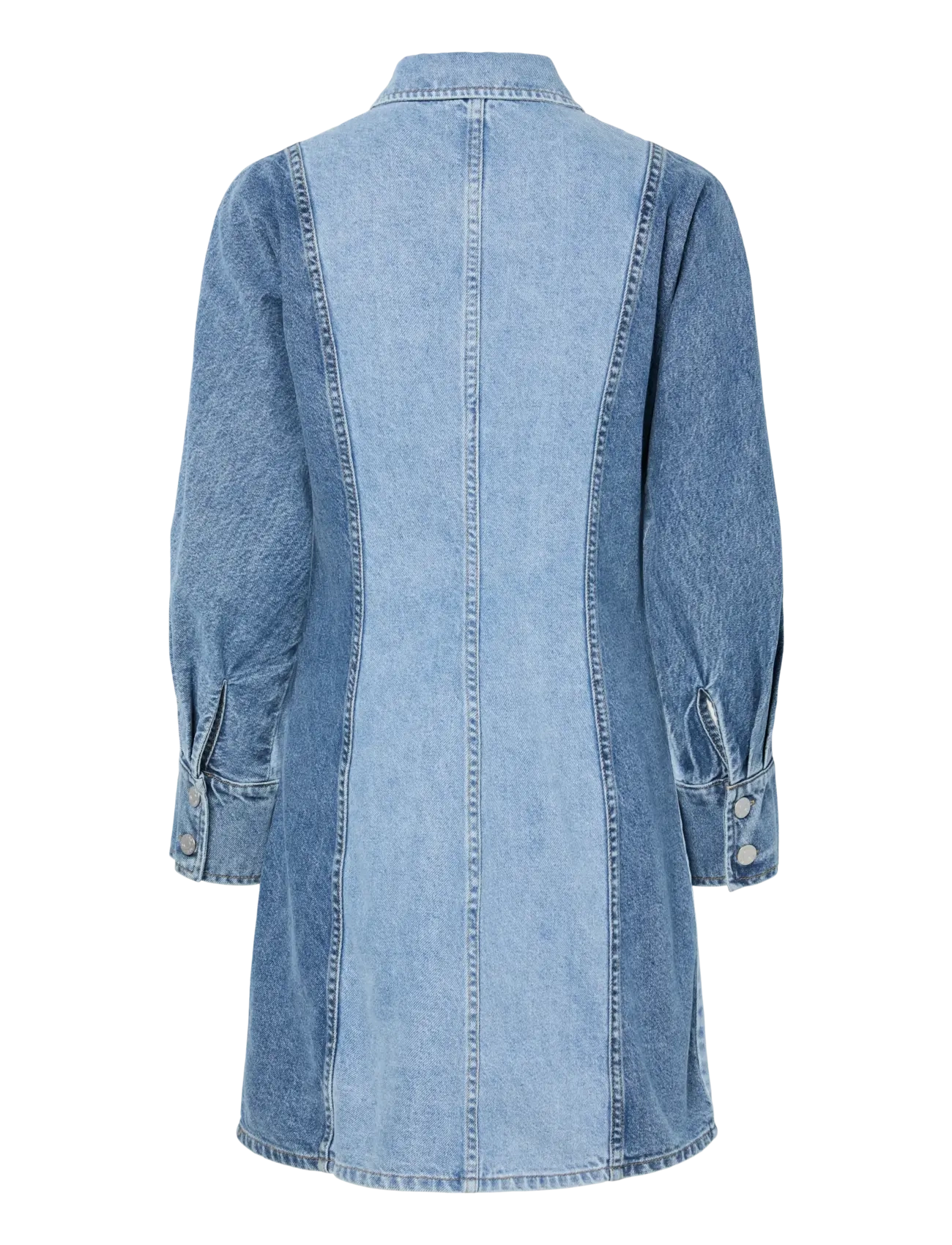 YAS - YASFARO LS DENIM DRESS - shirt dresses - light blue denim - 2