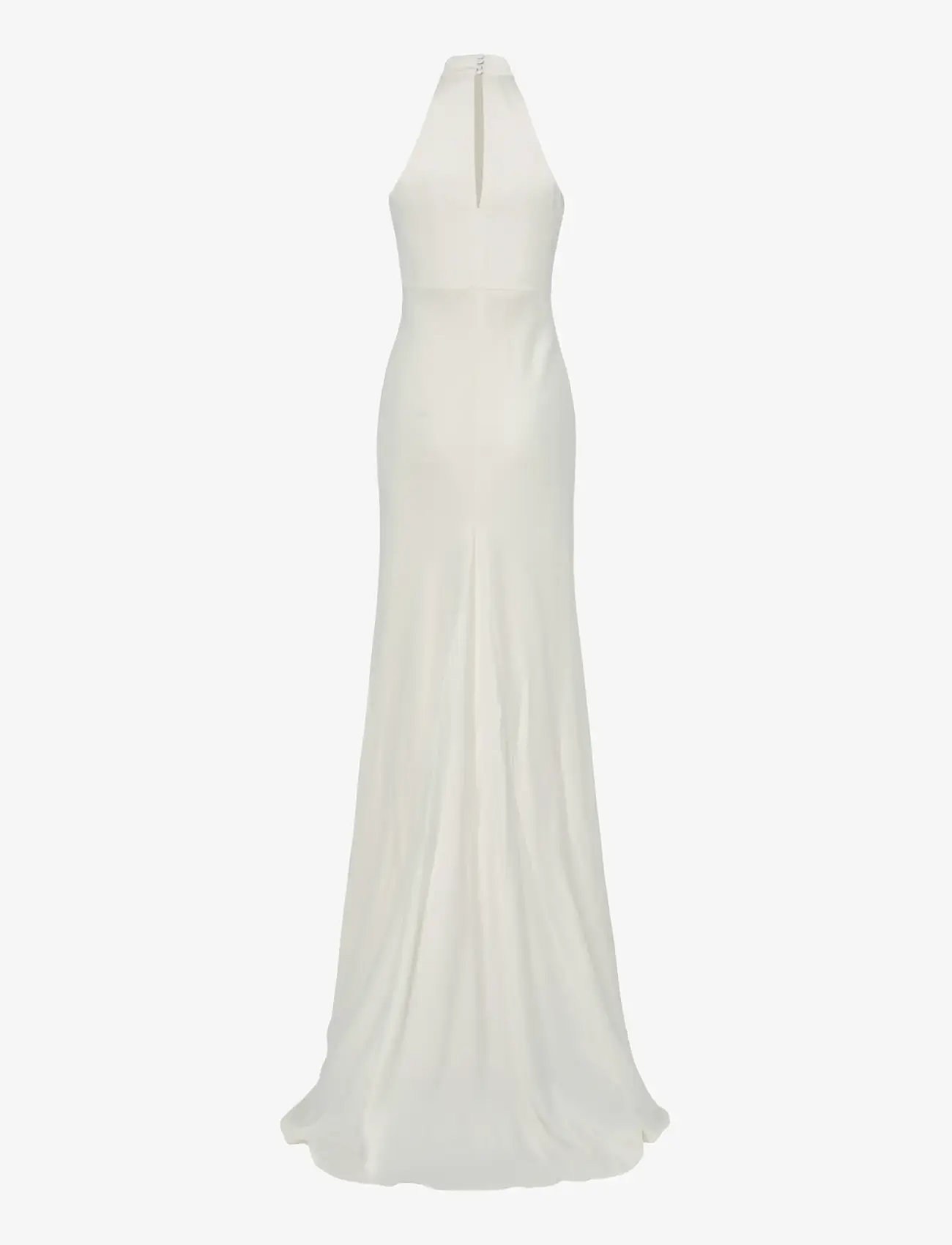 YAS - YASDOTTEA MAXI TRAIN DRESS S. - CELEB - party dresses - star white - 2