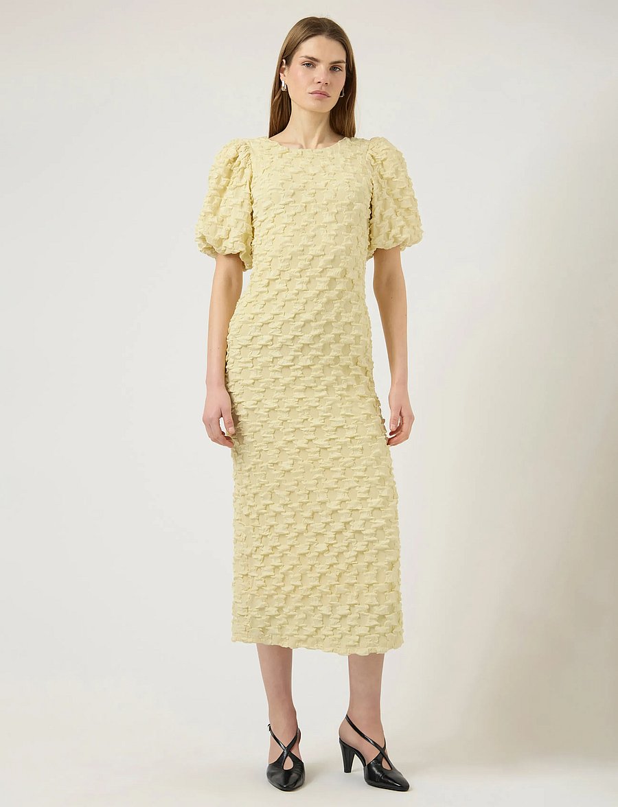 YAS - YASMIAMAJA 2/4 LONG DRESS - CELEB - konfirmation - anise flower - 0