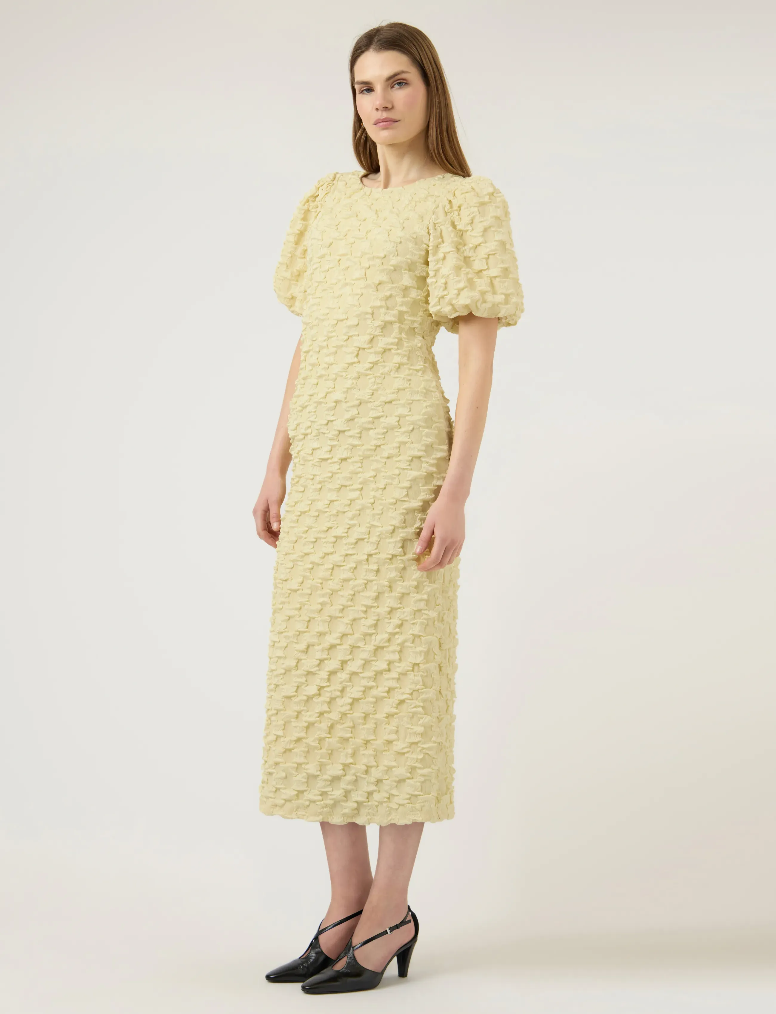 YAS - YASMIAMAJA 2/4 LONG DRESS - CELEB - konfirmation - anise flower - 4