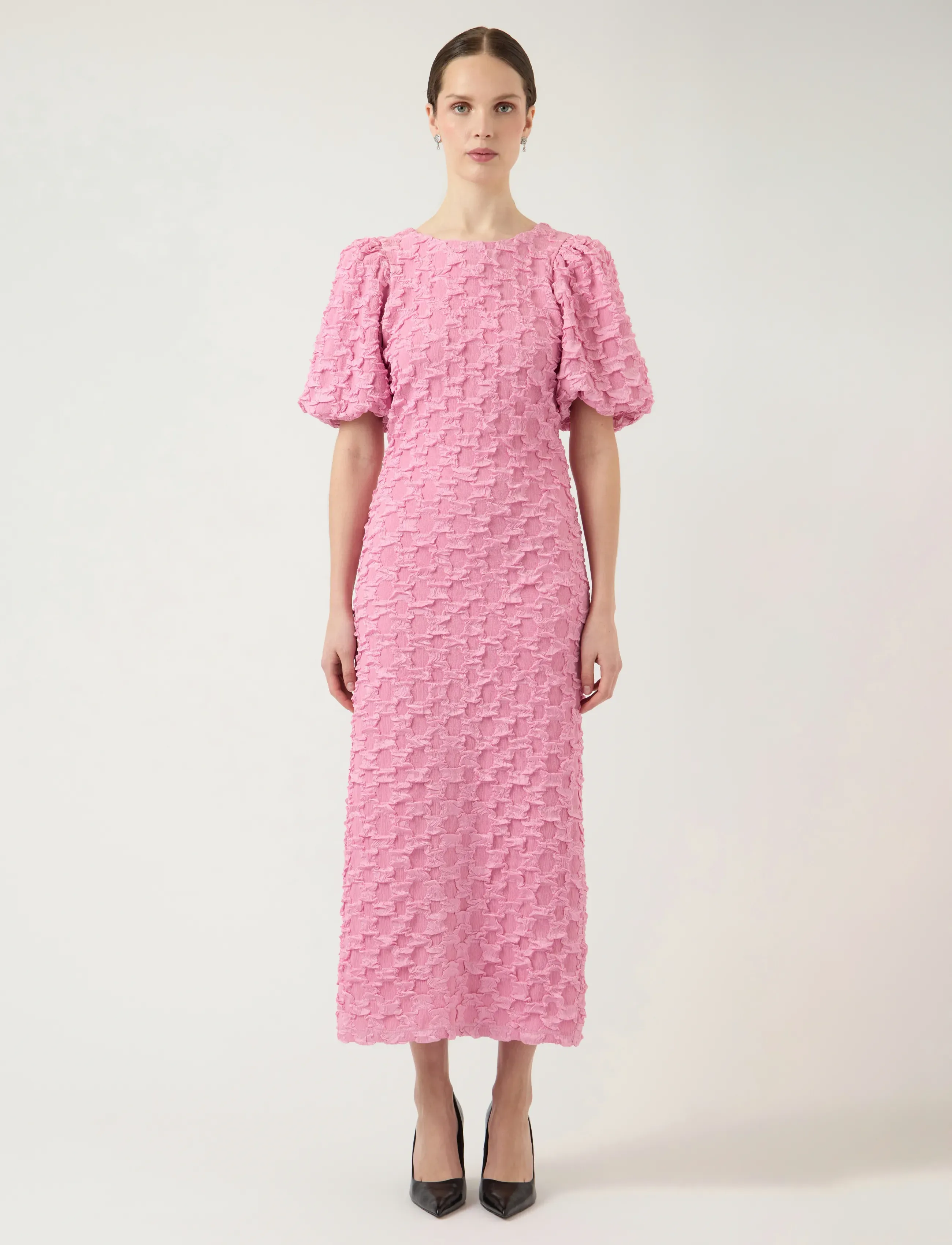 YAS YASMIAMAJA 2/4 LONG DRESS - CELEB - YAS - BEGONIA PINK / pink/rose