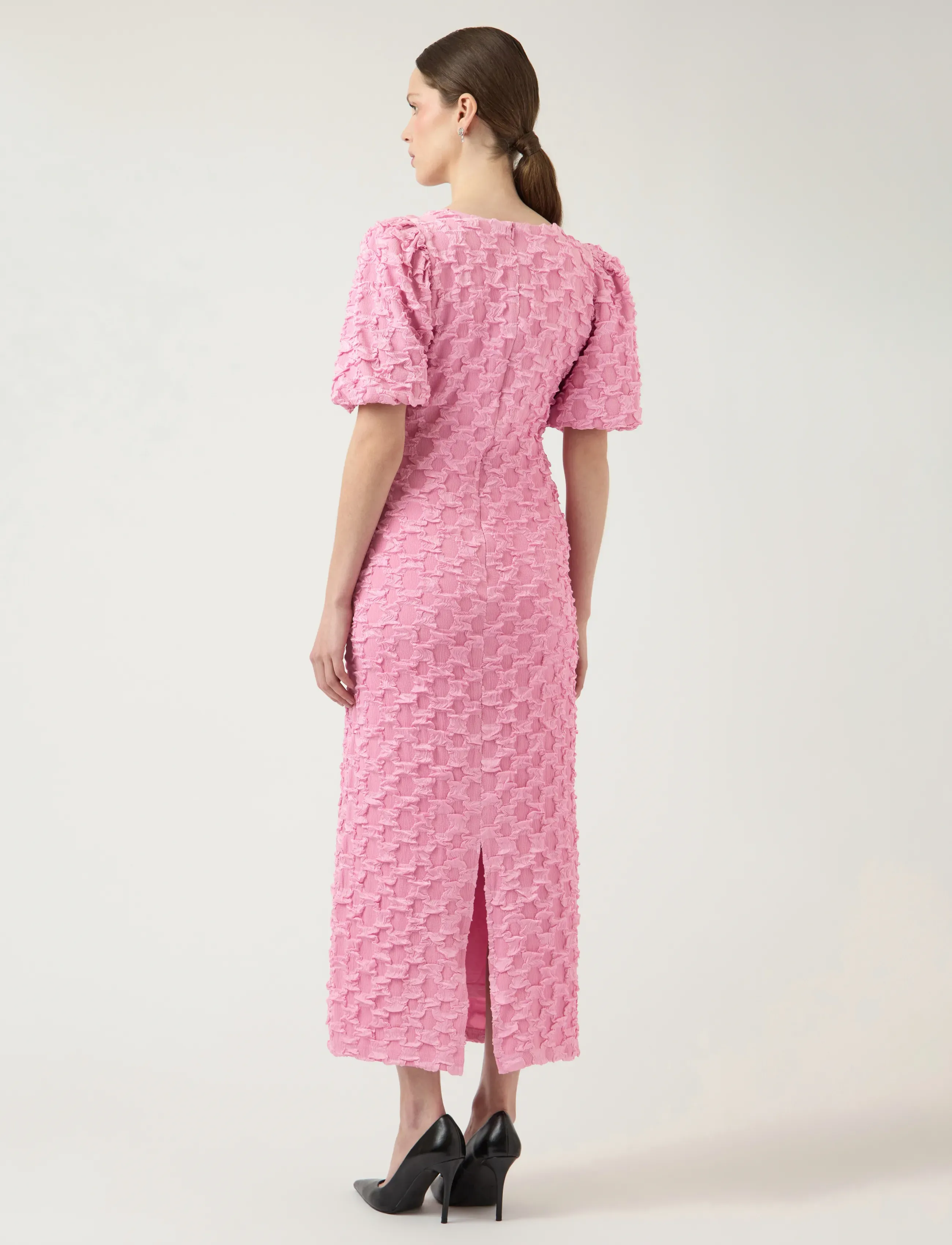 YAS - YASMIAMAJA 2/4 LONG DRESS - CELEB - konfirmationstøj - begonia pink - 3