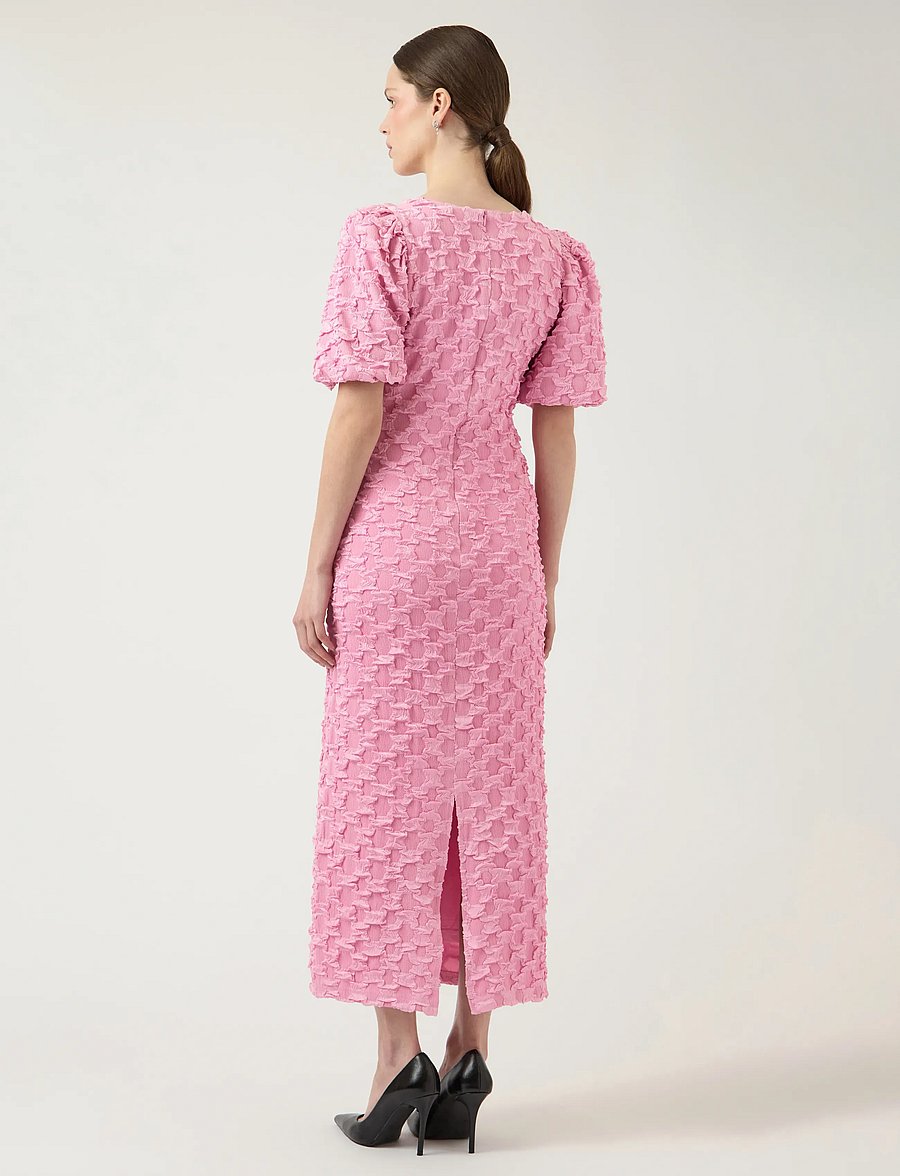 YAS - YASMIAMAJA 2/4 LONG DRESS - CELEB - confirmation - begonia pink - 3