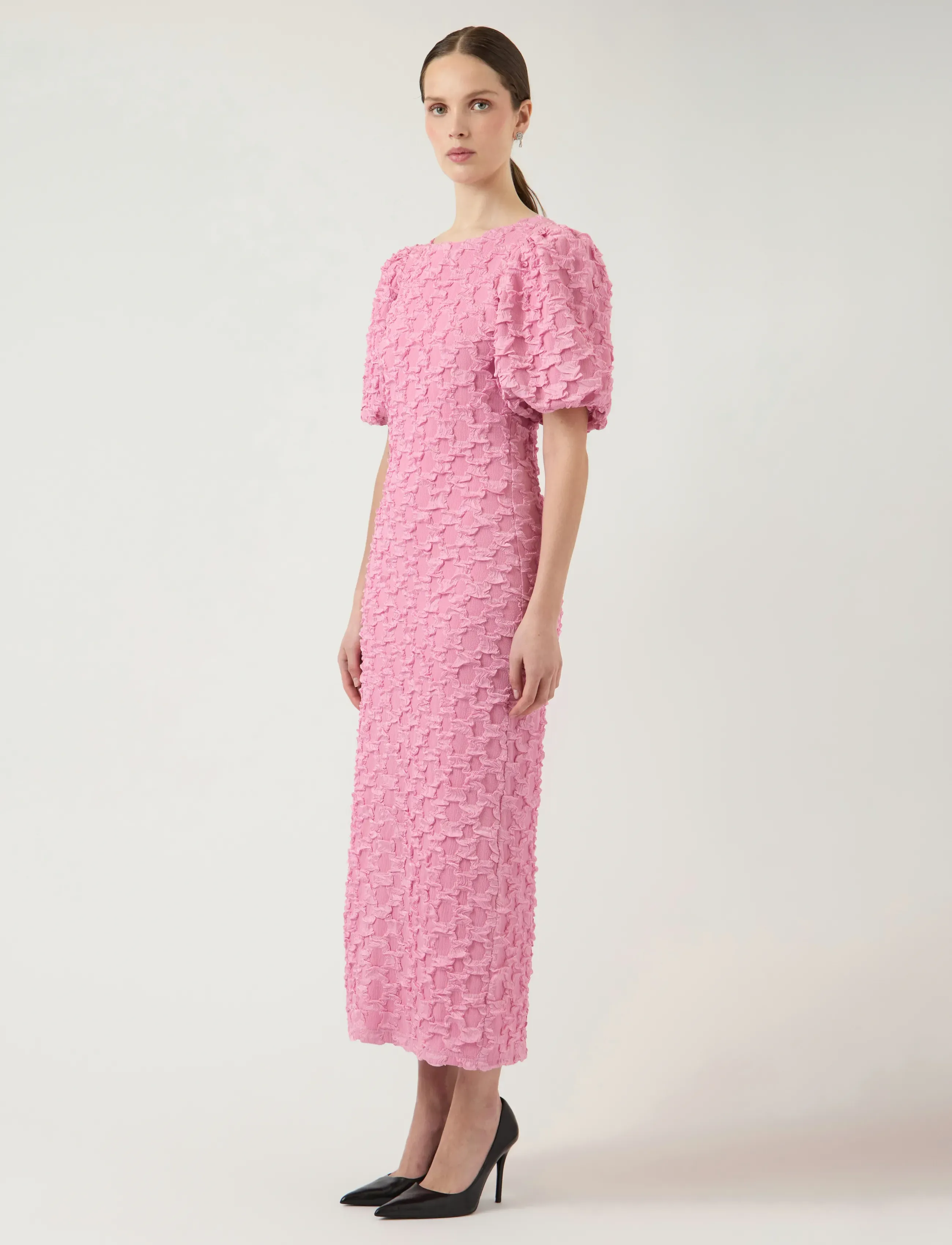 YAS - YASMIAMAJA 2/4 LONG DRESS - CELEB - konfirmationstøj - begonia pink - 4