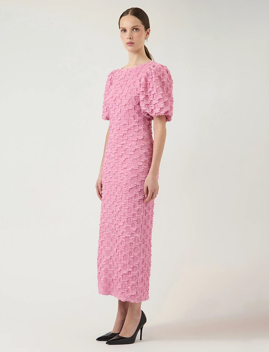 YAS - YASMIAMAJA 2/4 LONG DRESS - CELEB - confirmation - begonia pink - 4