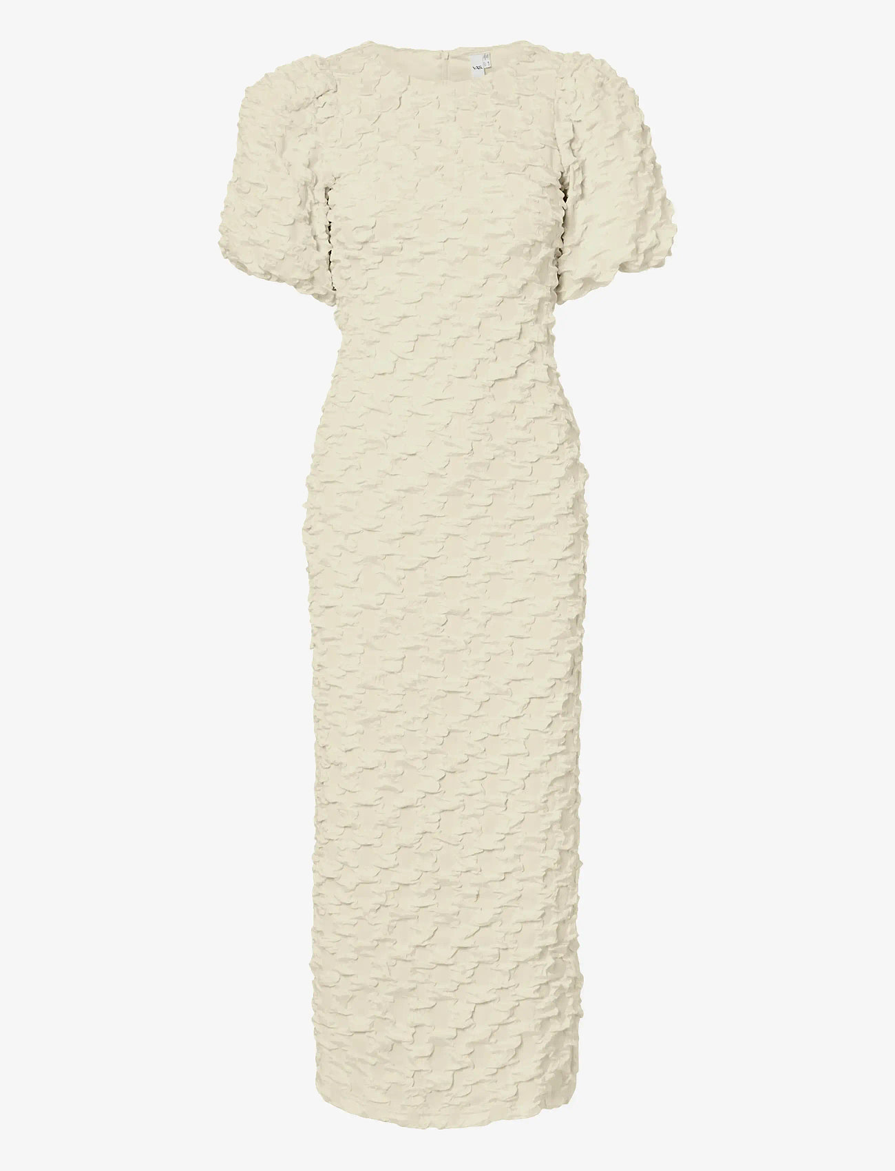 YAS - YASMIAMAJA 2/4 LONG DRESS - CELEB - fodralklänningar - gardenia - 1