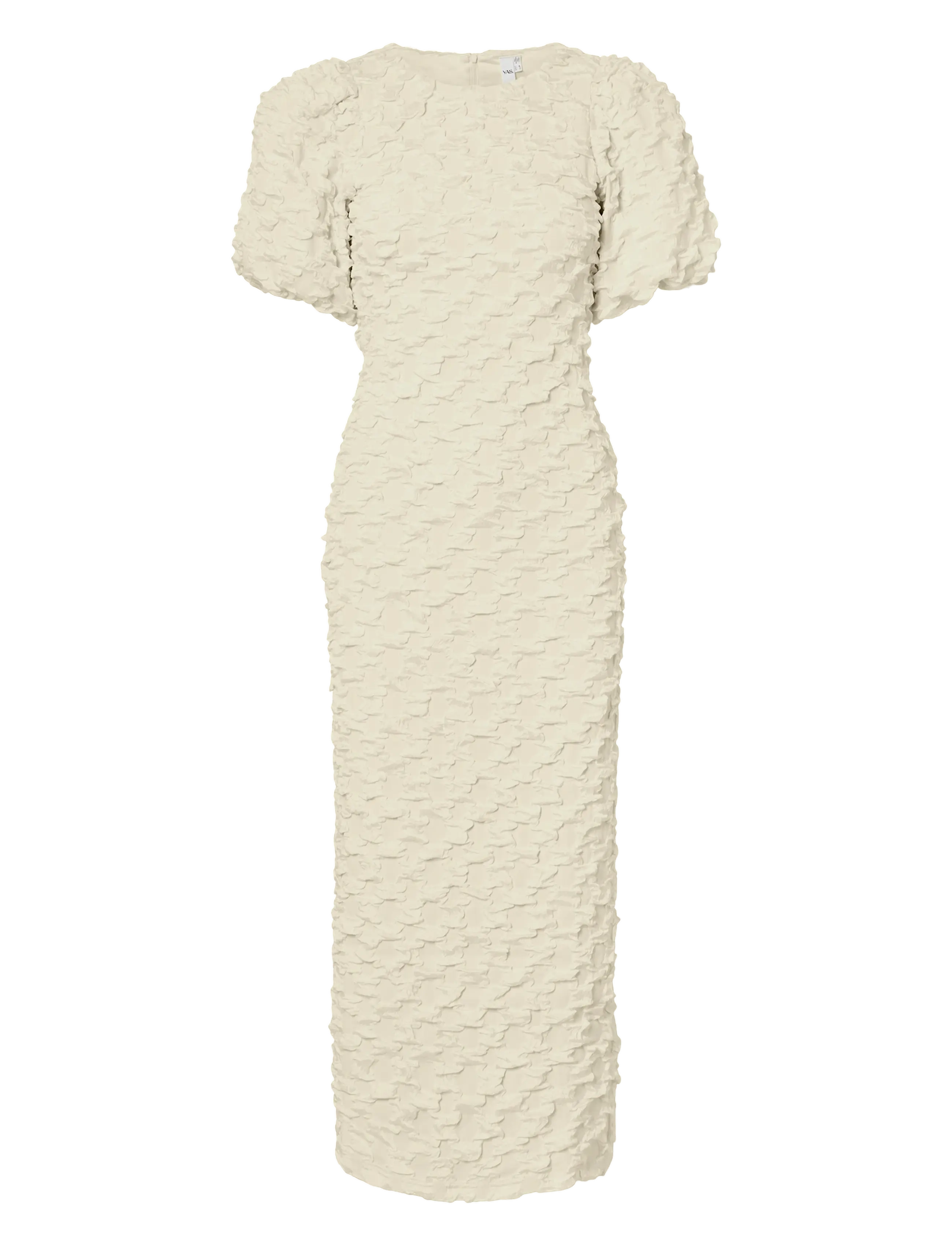 YAS YASMIAMAJA 2/4 LONG DRESS - CELEB - Y.A.S - GARDENIA / cream