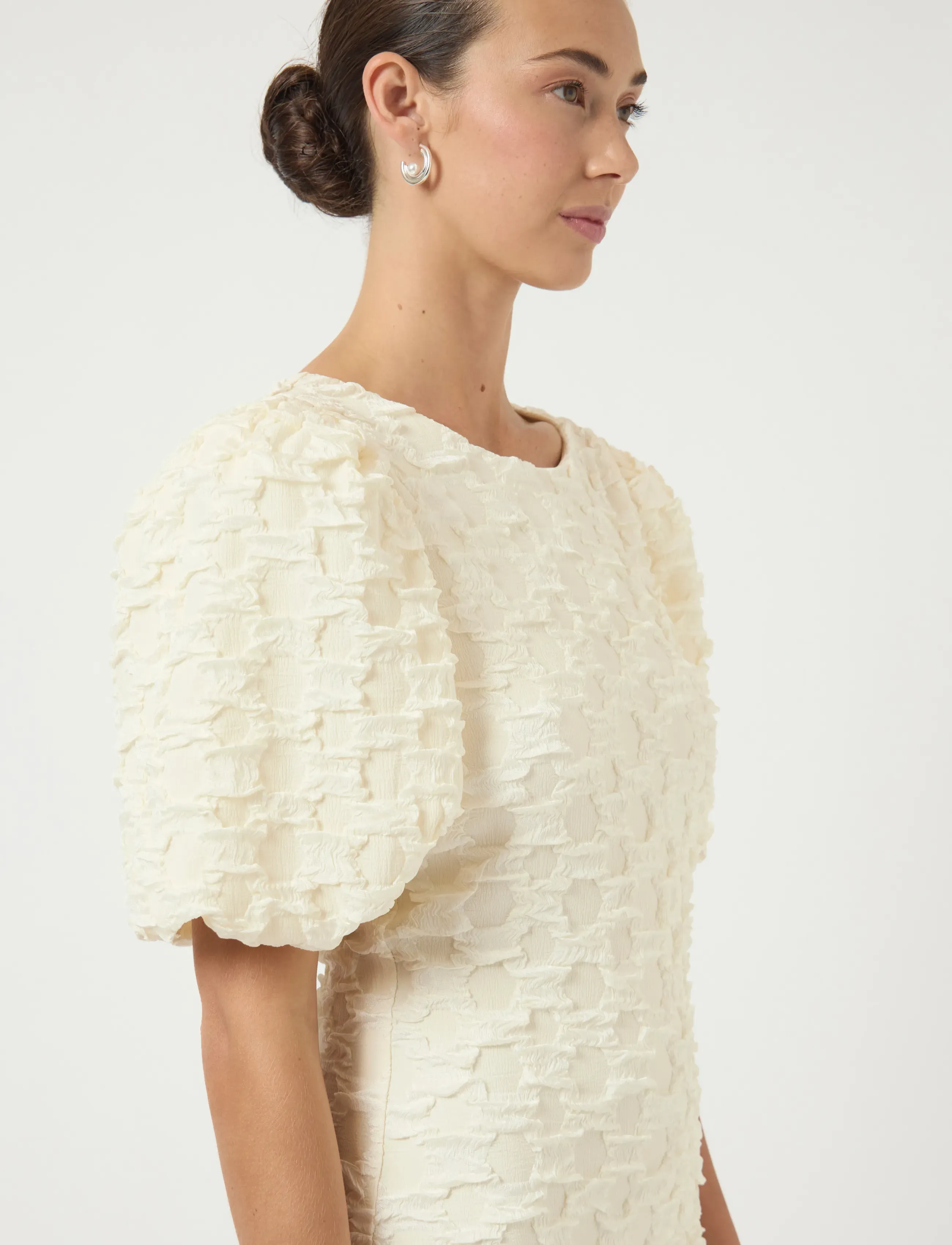 YAS - YASMIAMAJA 2/4 LONG DRESS - CELEB - konfirmatsioon - gardenia - 5