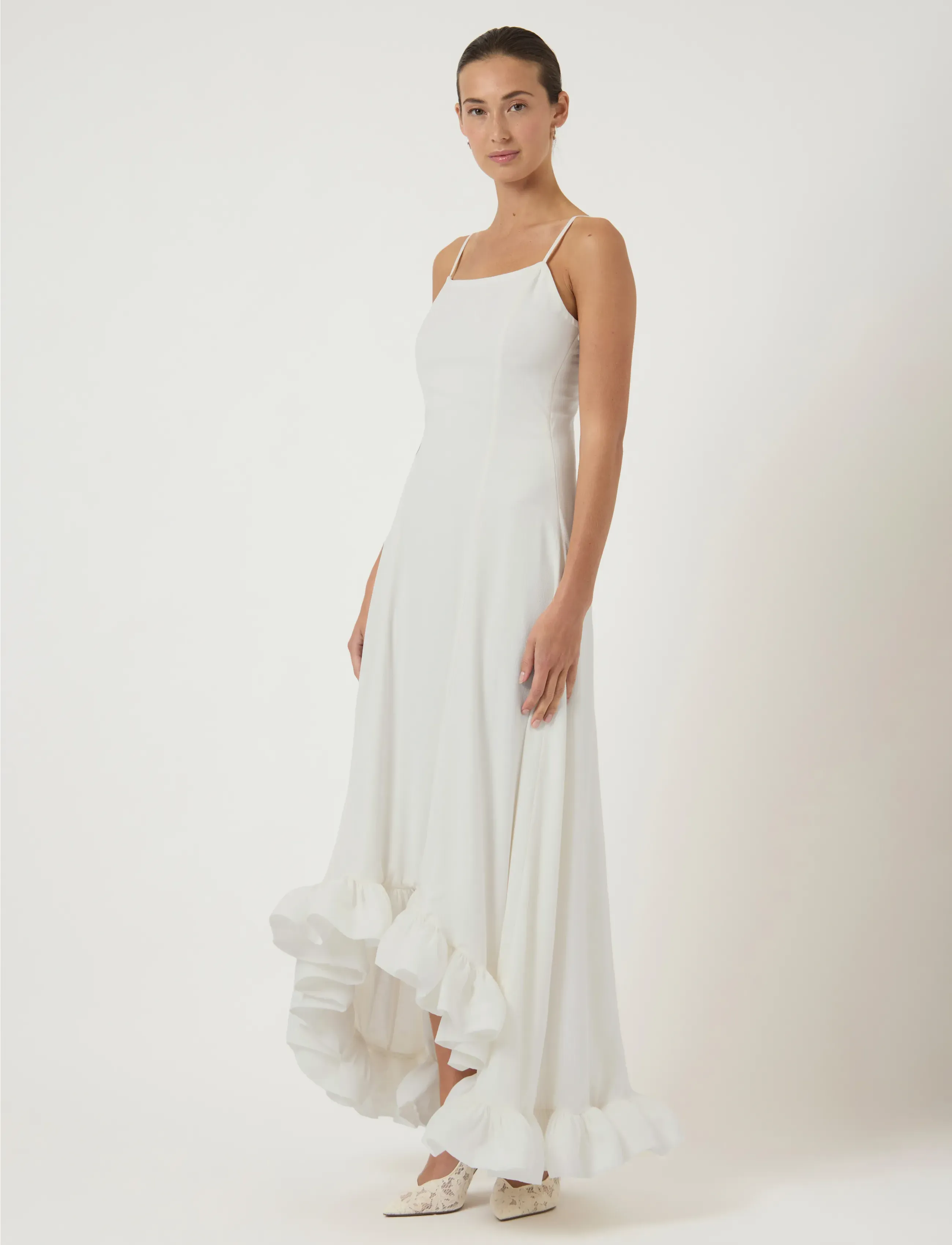 YAS - YASCREAM STRAP MAXI DRESS - CELEB - Õhtukleidid - gardenia - 3