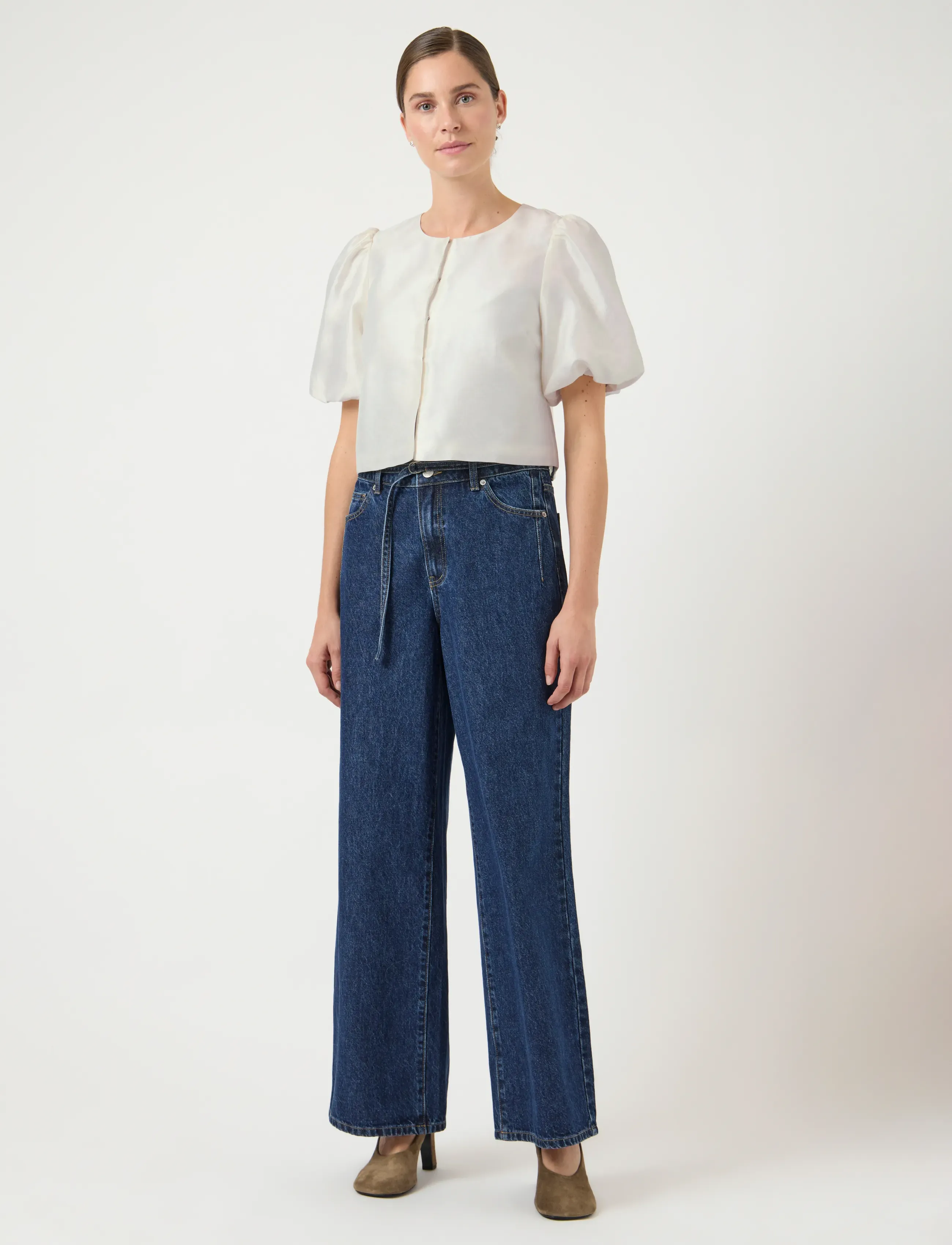YAS - YASELLINA 2/4 TOP - CELEB - gardenia - 4