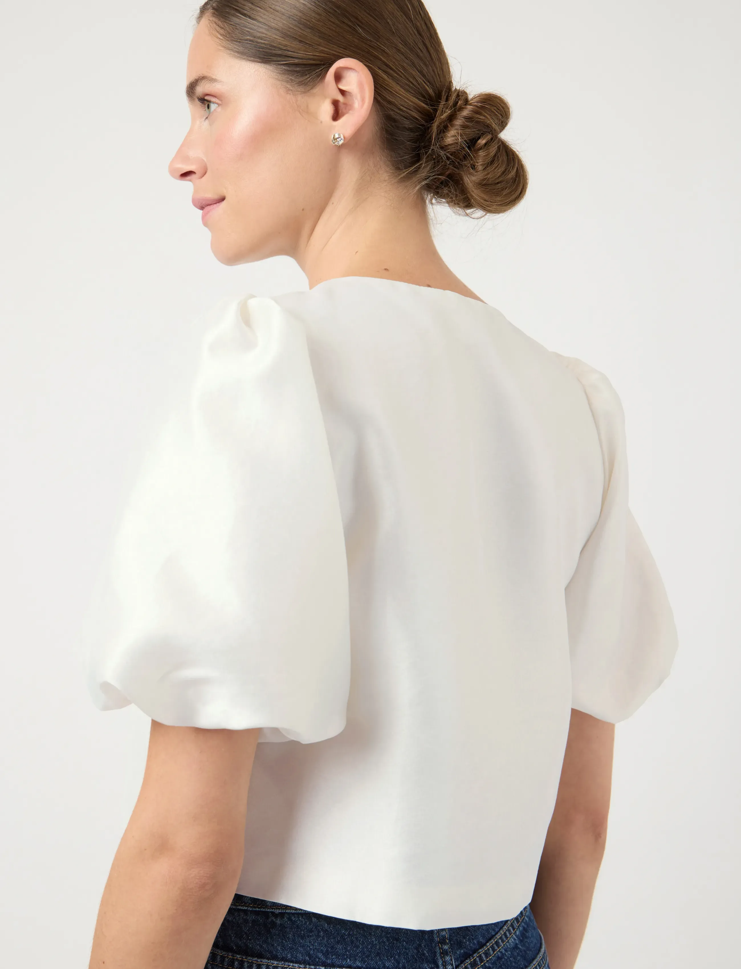 YAS - YASELLINA 2/4 TOP - CELEB - gardenia - 5