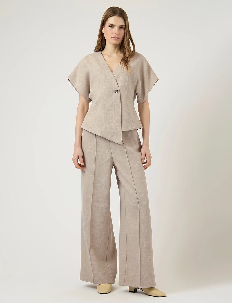 YAS - YASCOMIRA SS BLAZER S. - westen - oatmeal - 4