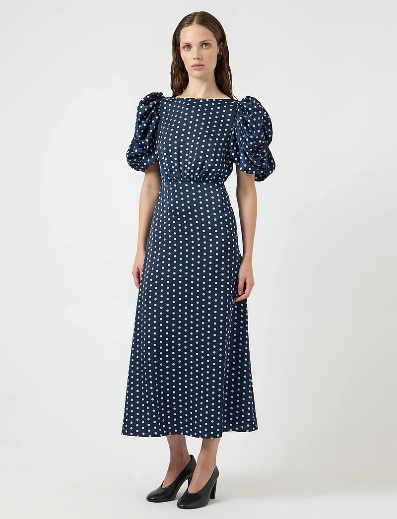 YAS - YASPELLA 2/4 LONG DRESS S. - maxikleider - navy blazer - 4