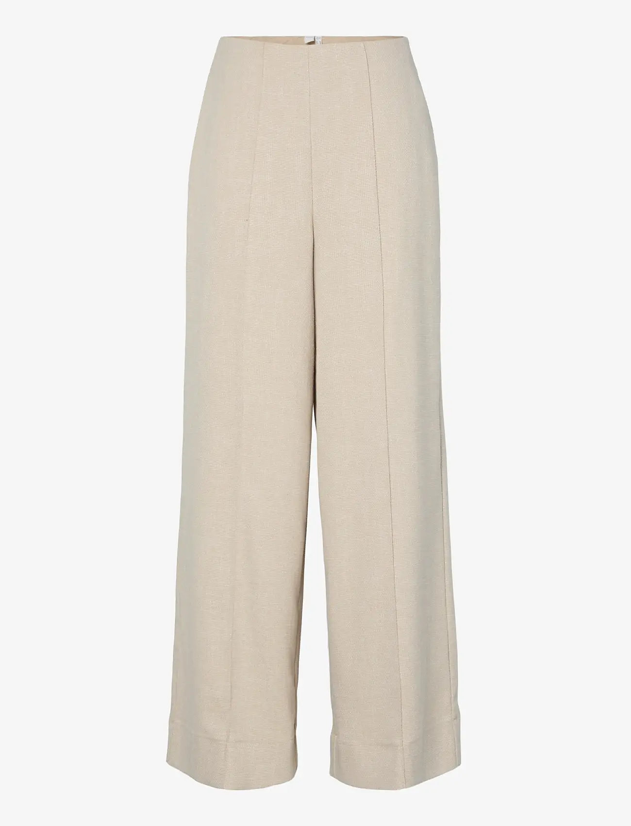 YAS - YASCOMIRA HMW PANT S. - culottes - oatmeal - 1