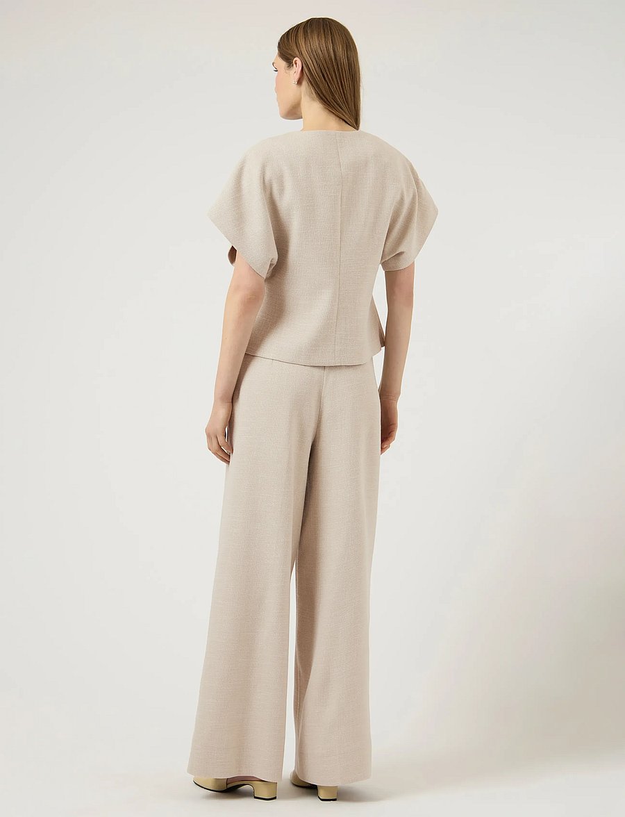 YAS - YASCOMIRA HMW PANT S. - culottes - oatmeal - 3