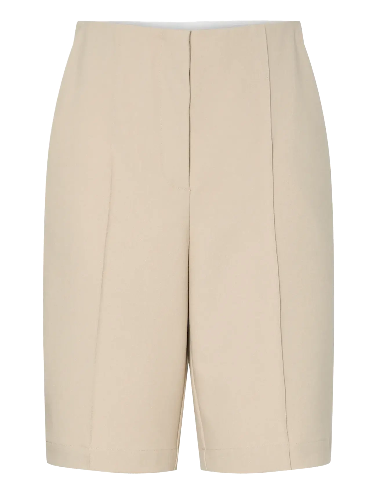 YAS YASREEMAJ HW BERMUDA SHORTS - D2D - Tøj - OXFORD TAN / beige