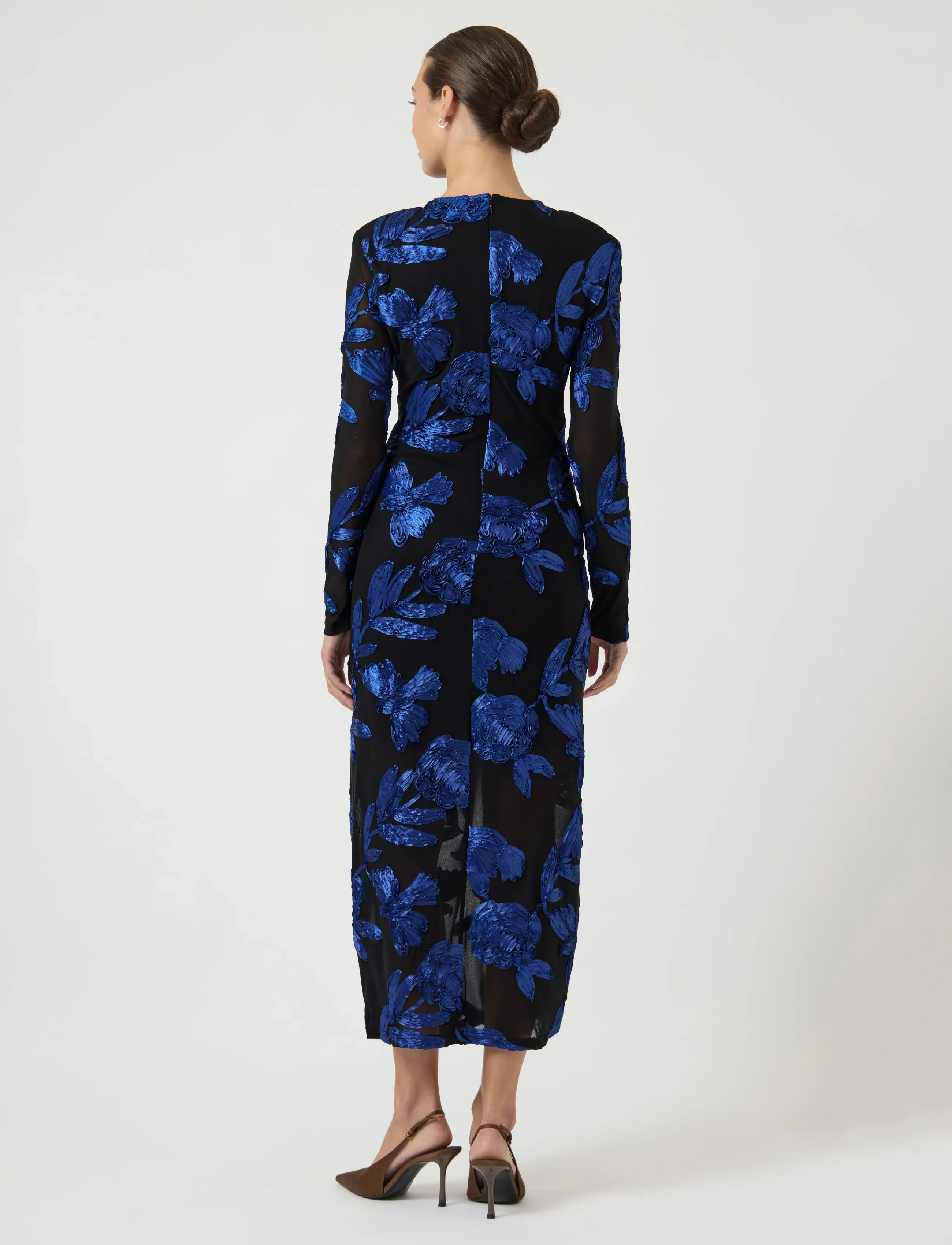 YAS - YASDONATELLA LS LONG DRESS - GF - pidulikud kleidid - black - 3