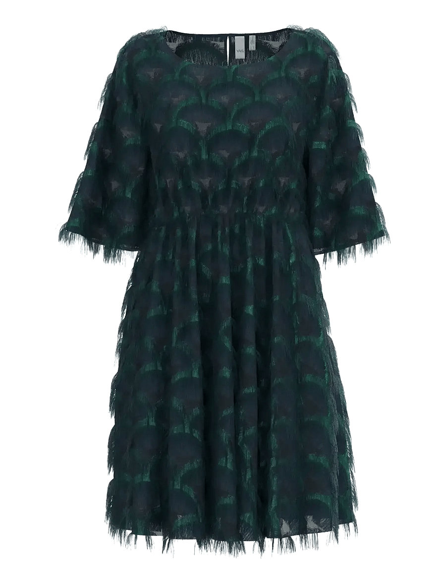 YAS - YASPAZILLA 3/4 A LINE DRESS - SHOW - festklänningar - navy blazer - 1
