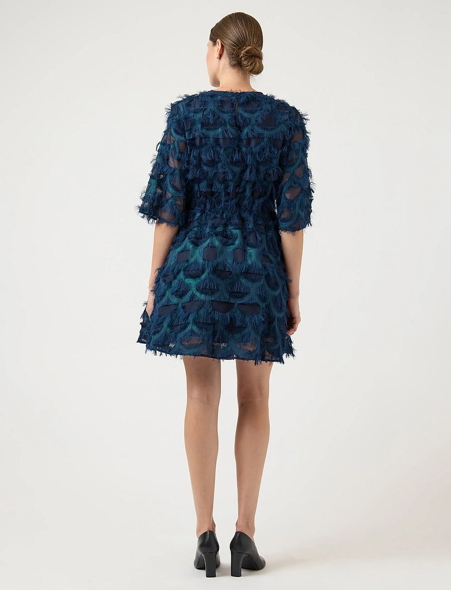 YAS - YASPAZILLA 3/4 A LINE DRESS - SHOW - festklänningar - navy blazer - 3