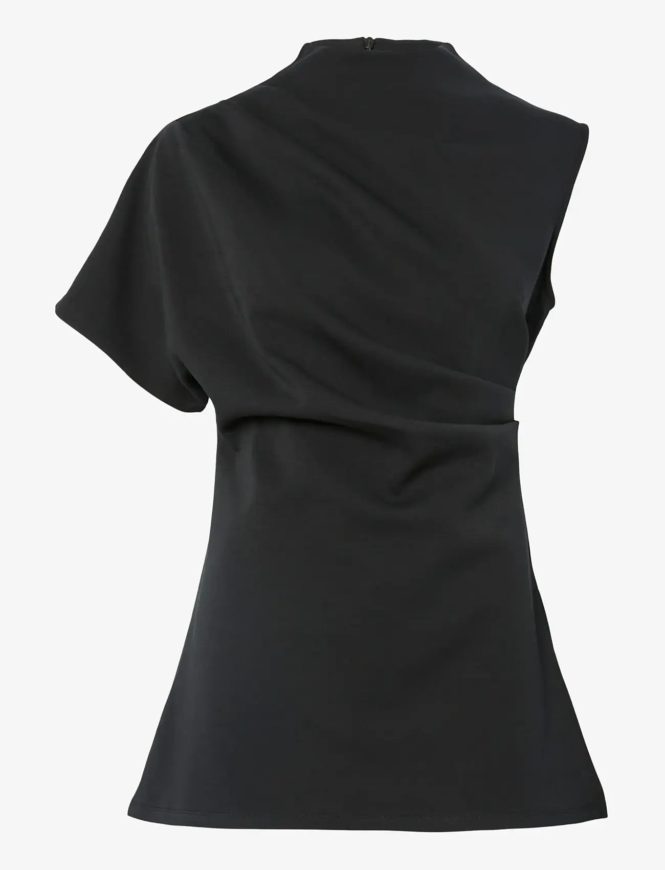 YAS - YASPINA SL LONG TOP S. - short-sleeved blouses - black - 1