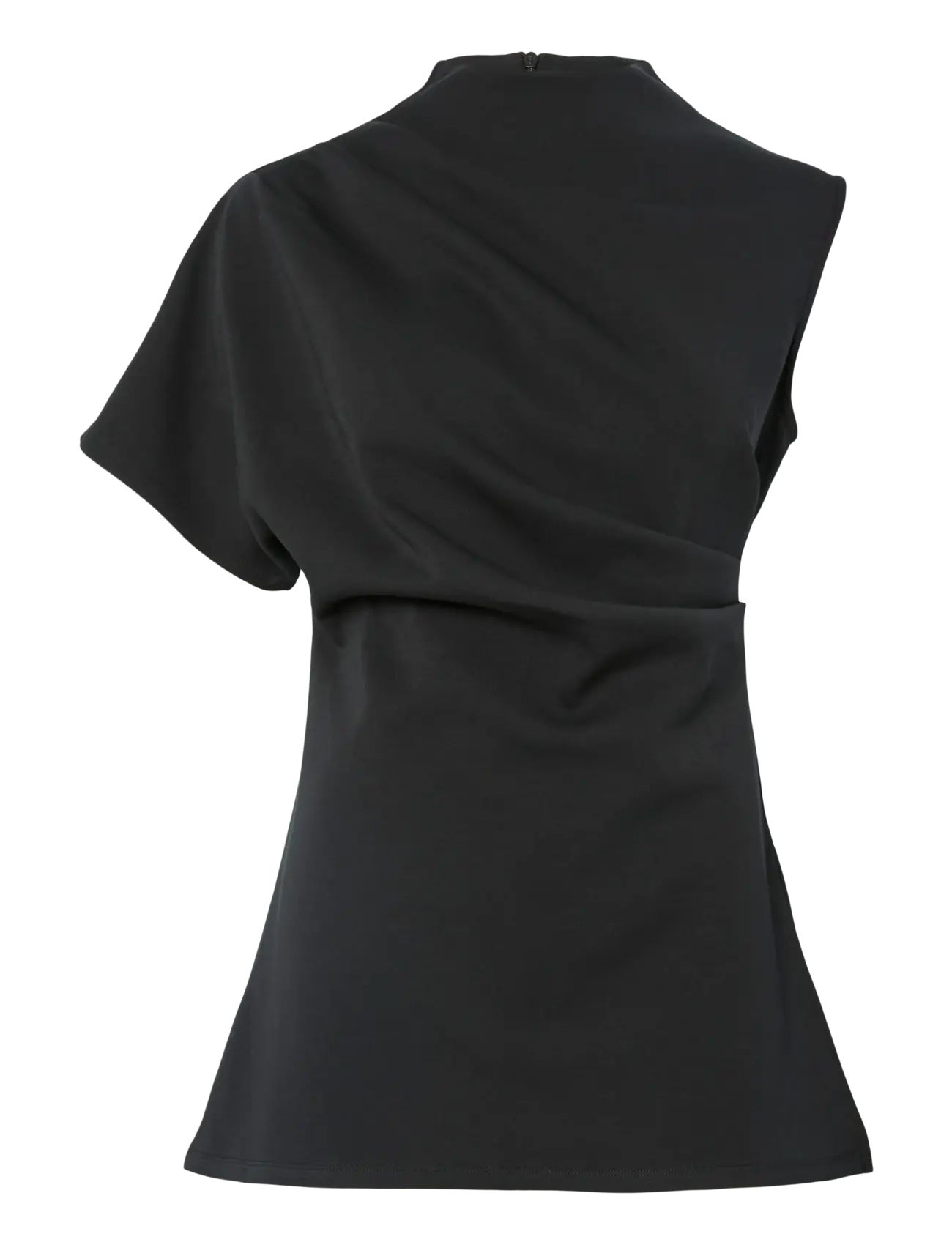 YAS YASPINA SL LONG TOP S. - Kortærmede bluser - BLACK / black