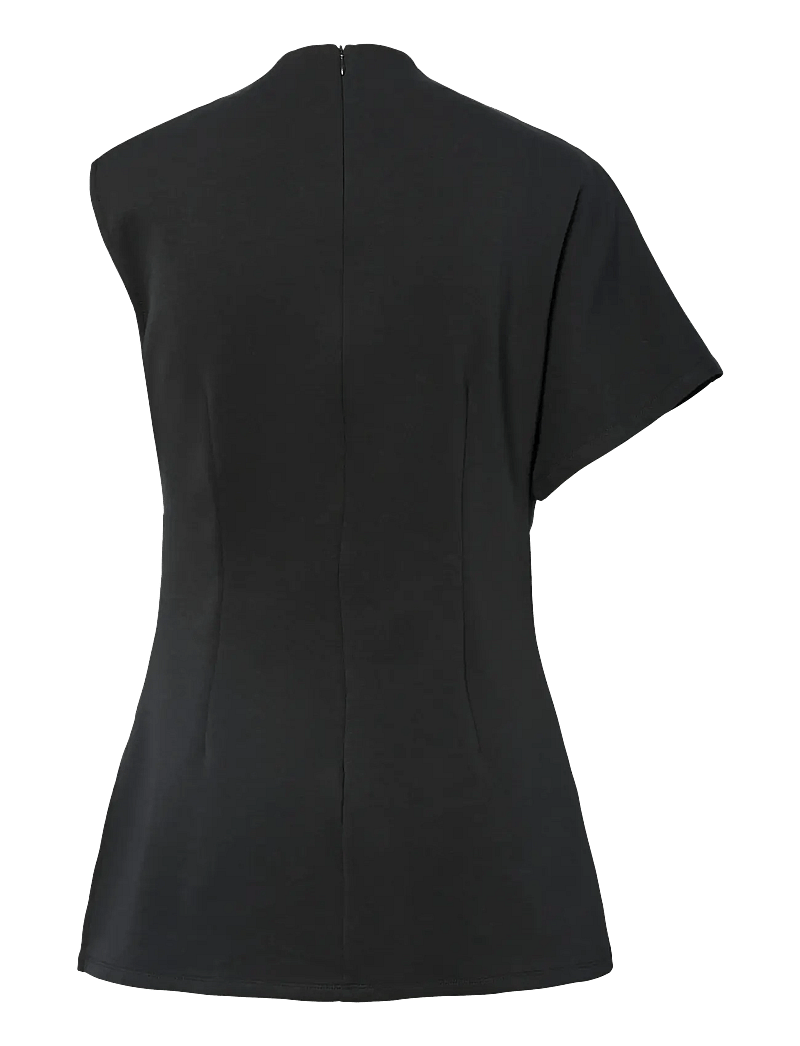 YAS - YASPINA SL LONG TOP S. - short-sleeved blouses - black - 2