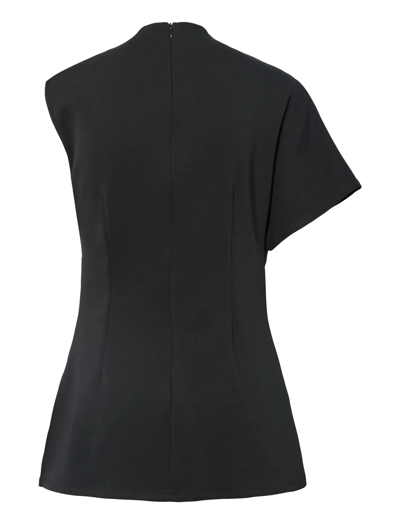 YAS - YASPINA SL LONG TOP S. - bluzki z krótkim rękawem - black - 2
