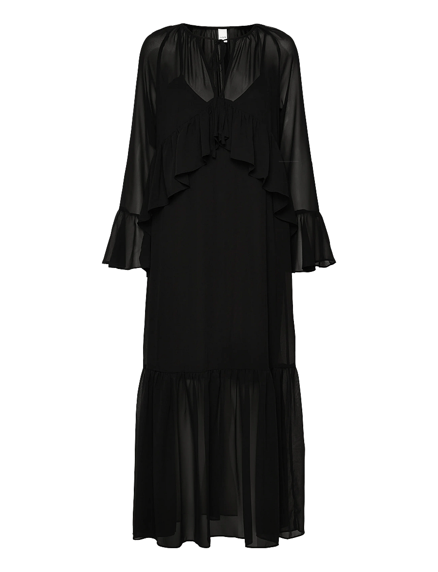 YAS - YASCHIFA LS MAXI DRESS - KA - abendkleider - black - 0
