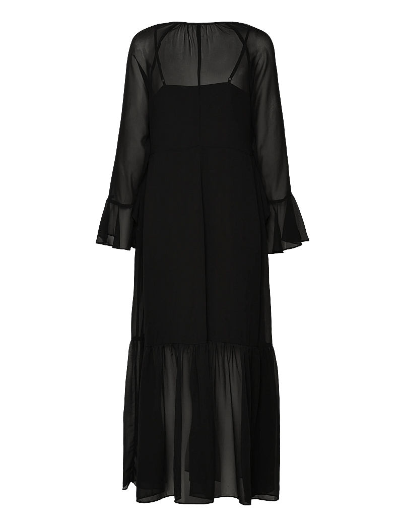 YAS - YASCHIFA LS MAXI DRESS - KA - aftenkjoler - black - 1
