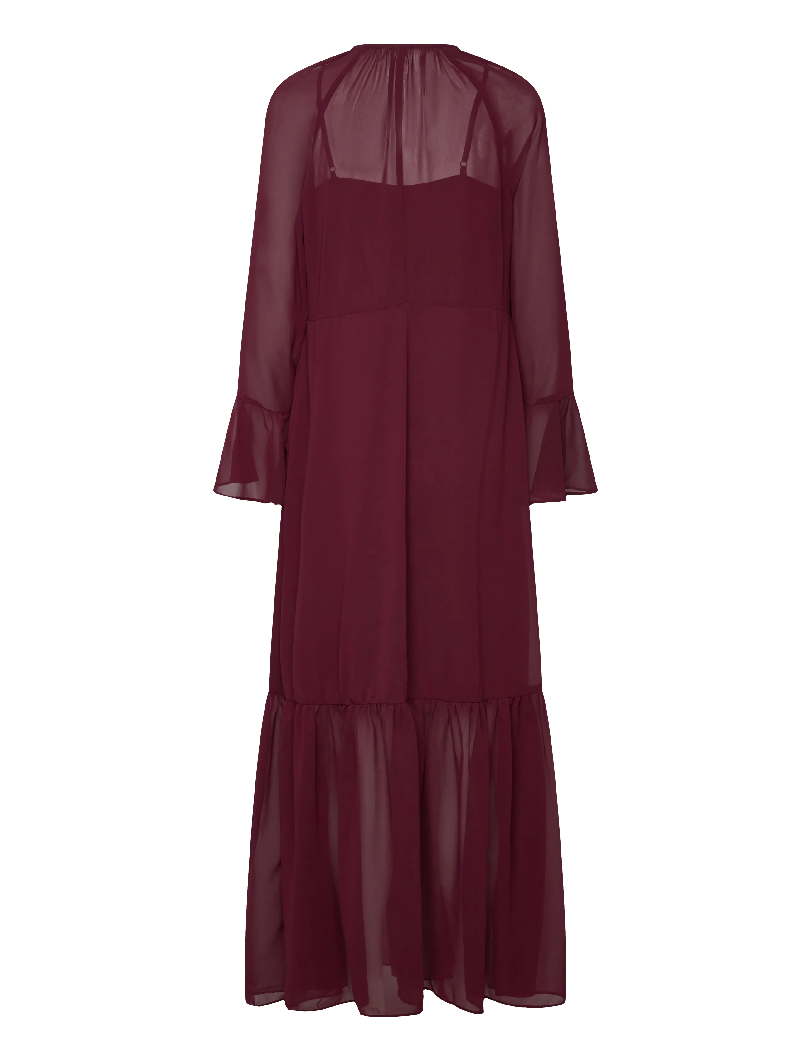 YAS - YASCHIFA LS MAXI DRESS - KA - aftenkjoler - port royale - 1