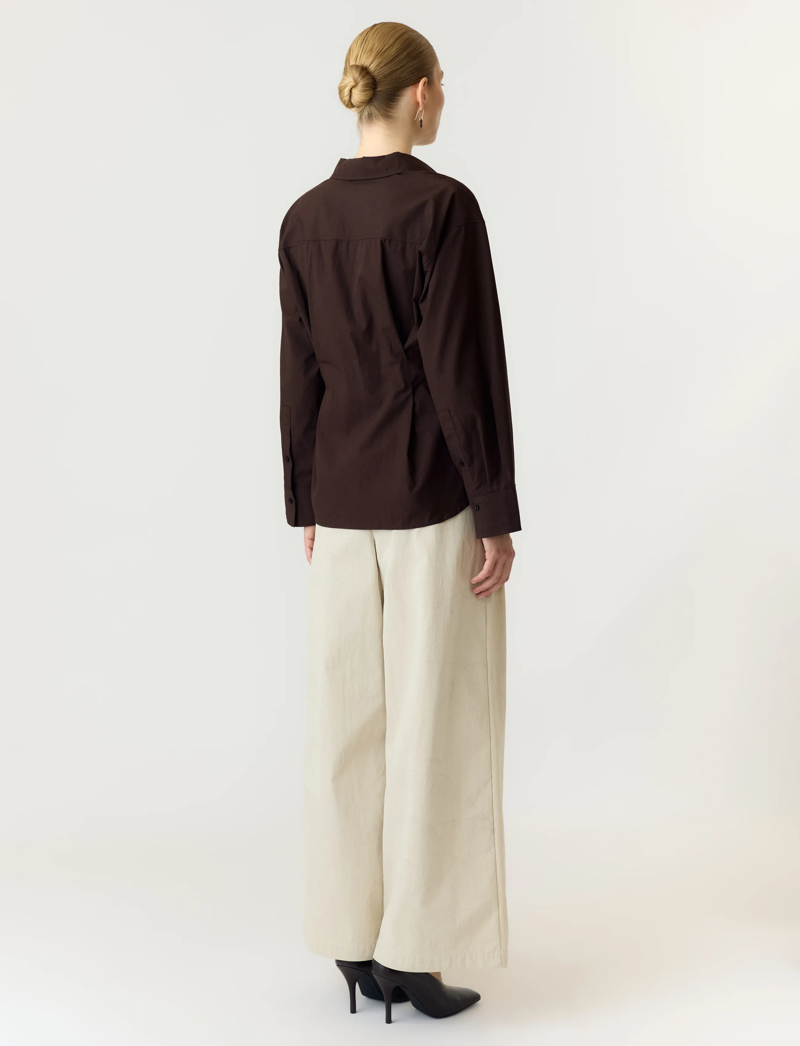 YAS - YASAREMIA LS SHIRT S. - langærmede skjorter - coffee bean - 3