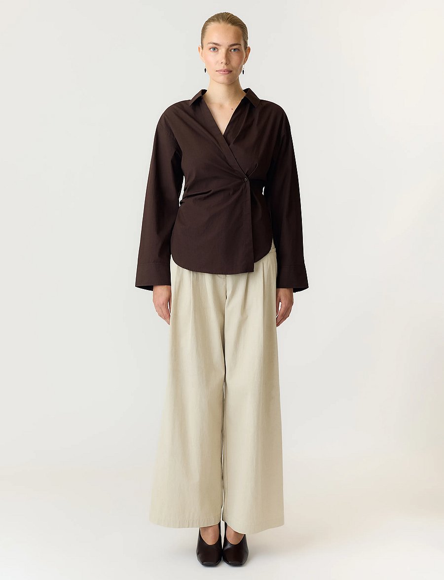 YAS - YASAREMIA LS SHIRT S. - langærmede skjorter - coffee bean - 4