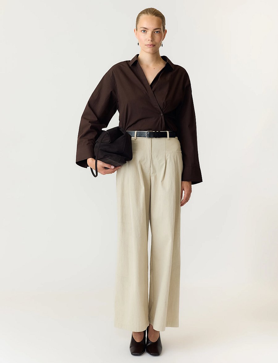 YAS - YASAREMIA LS SHIRT S. - langærmede skjorter - coffee bean - 5