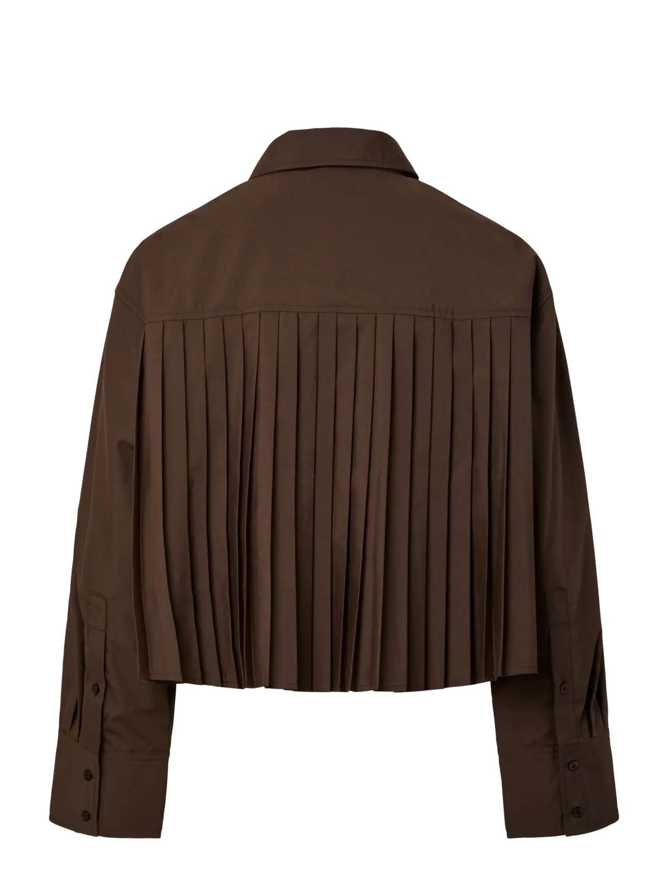 YAS - YASROYALEE LS SHORT SHIRT S. - EX - langärmlige hemden - chocolate brown - 2