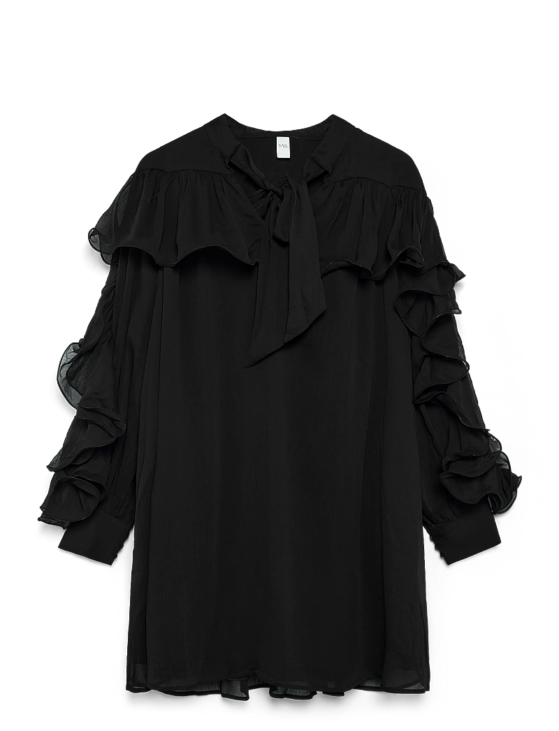YAS - YASNOEL LS DRESS - EX - skjortklänningar - black - 1