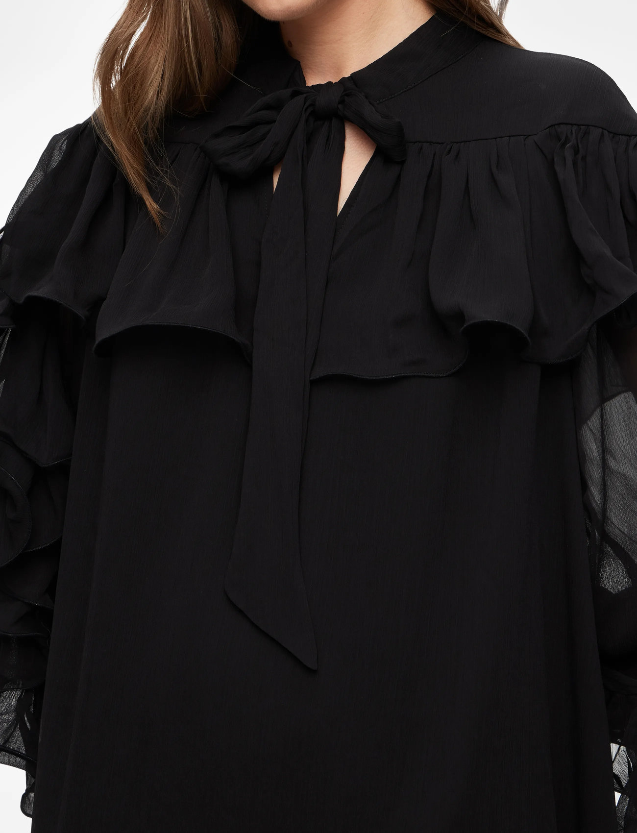 YAS - YASNOEL LS DRESS - EX - särkkleidid - black - 5