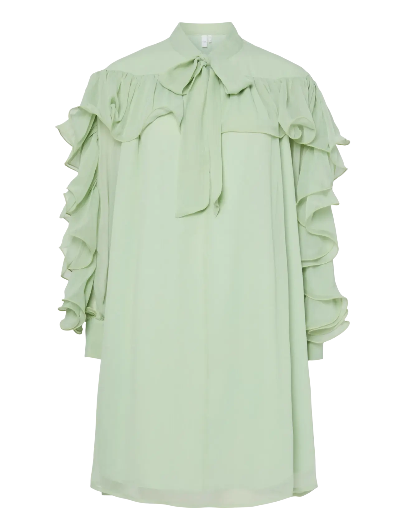 YAS YASNOEL LS DRESS - EX - Y.A.S - SMOKE GREEN / green
